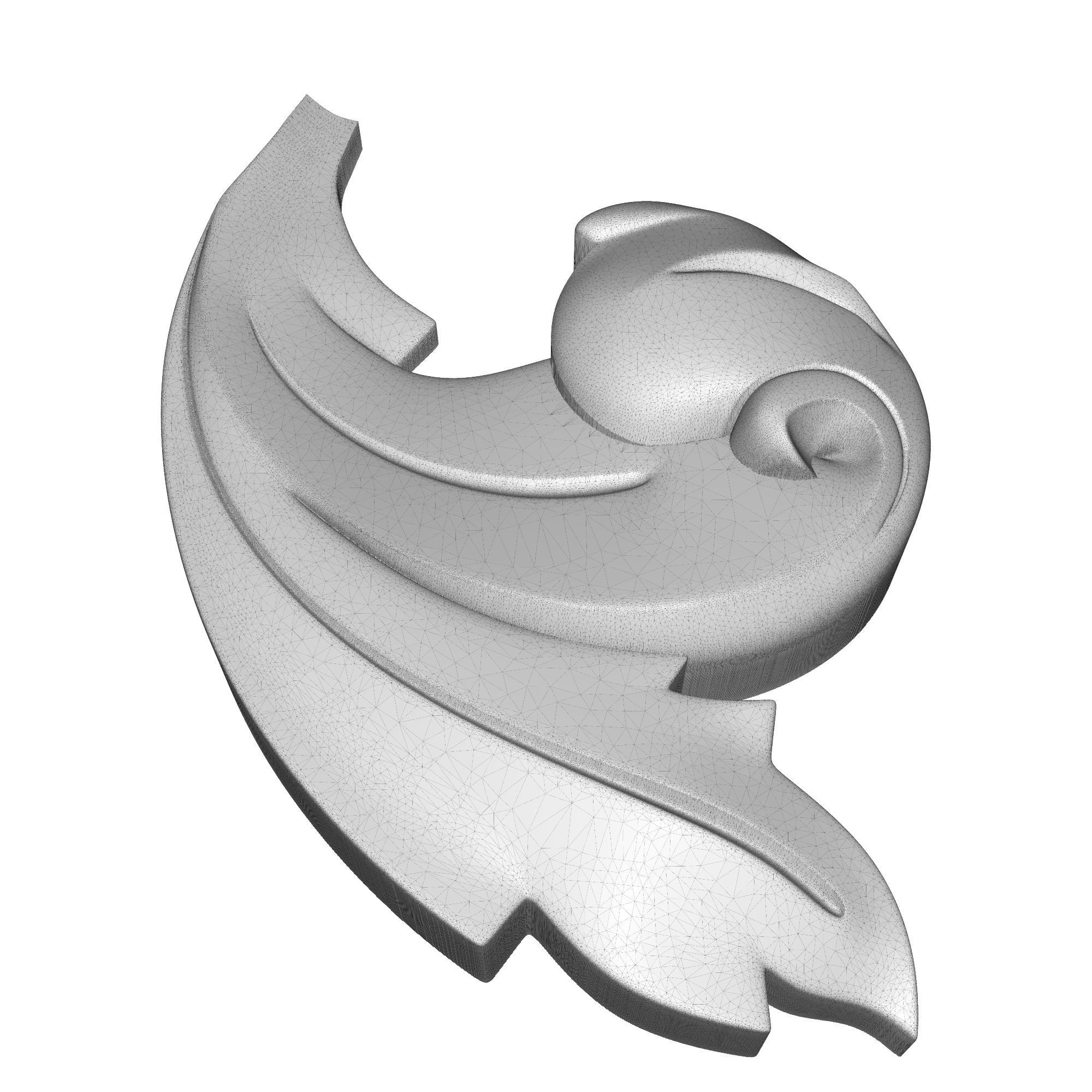 decorative pattern ready for 3D printing 3D model_7