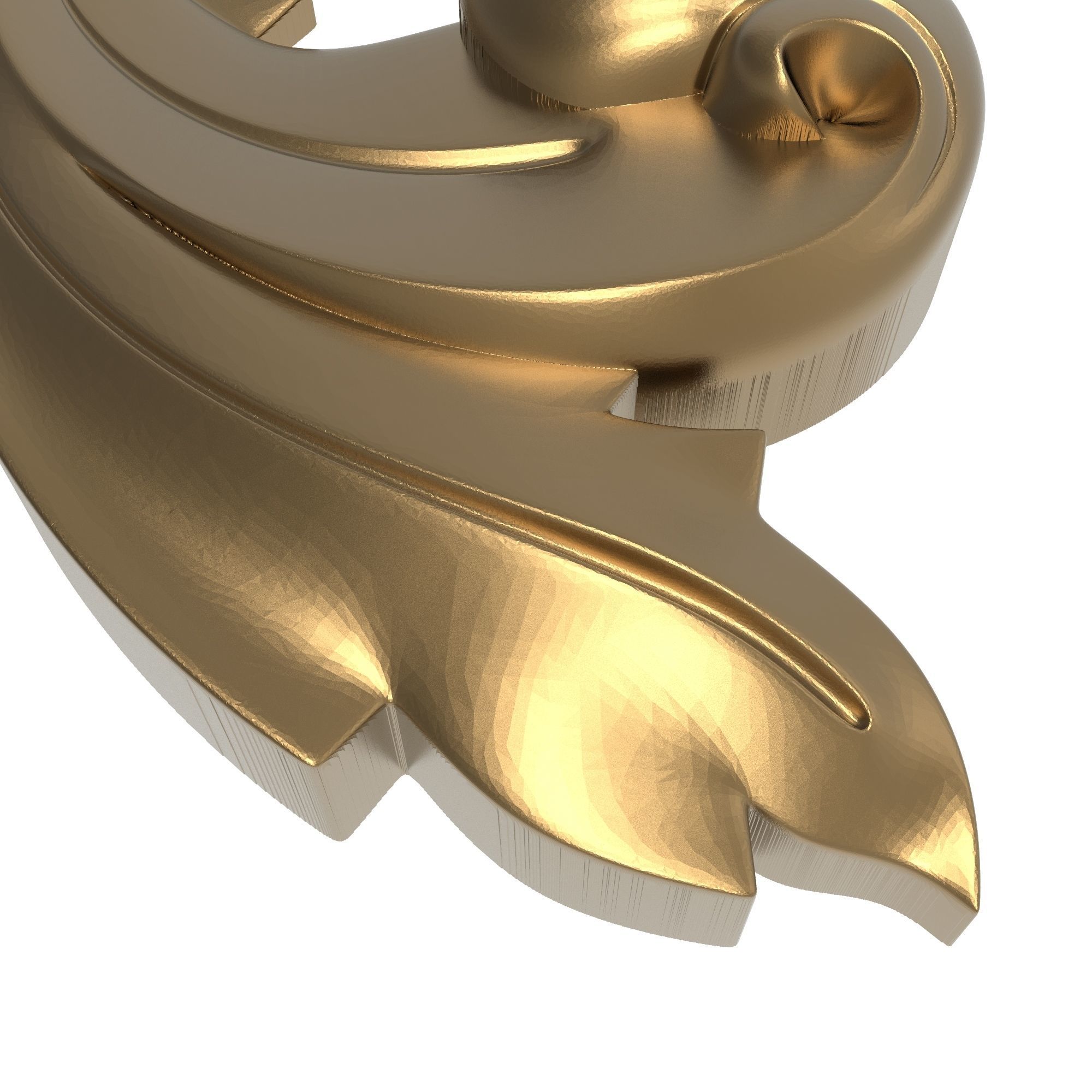 decorative pattern ready for 3D printing 3D model_5