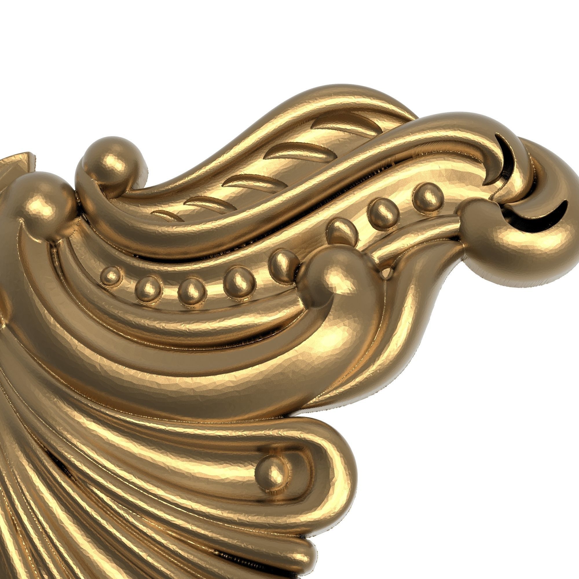 decorative pattern ready for 3D printing 3D model_4