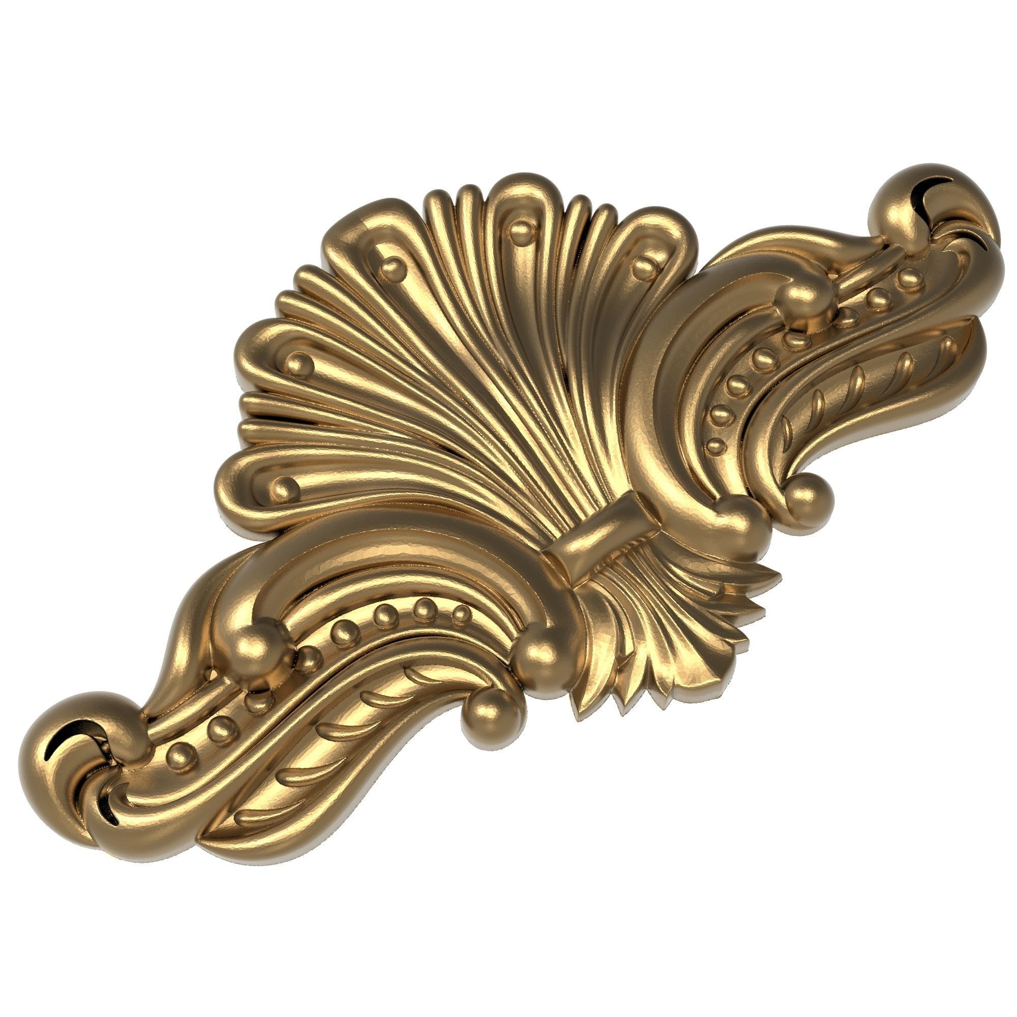 decorative pattern ready for 3D printing 3D model_5