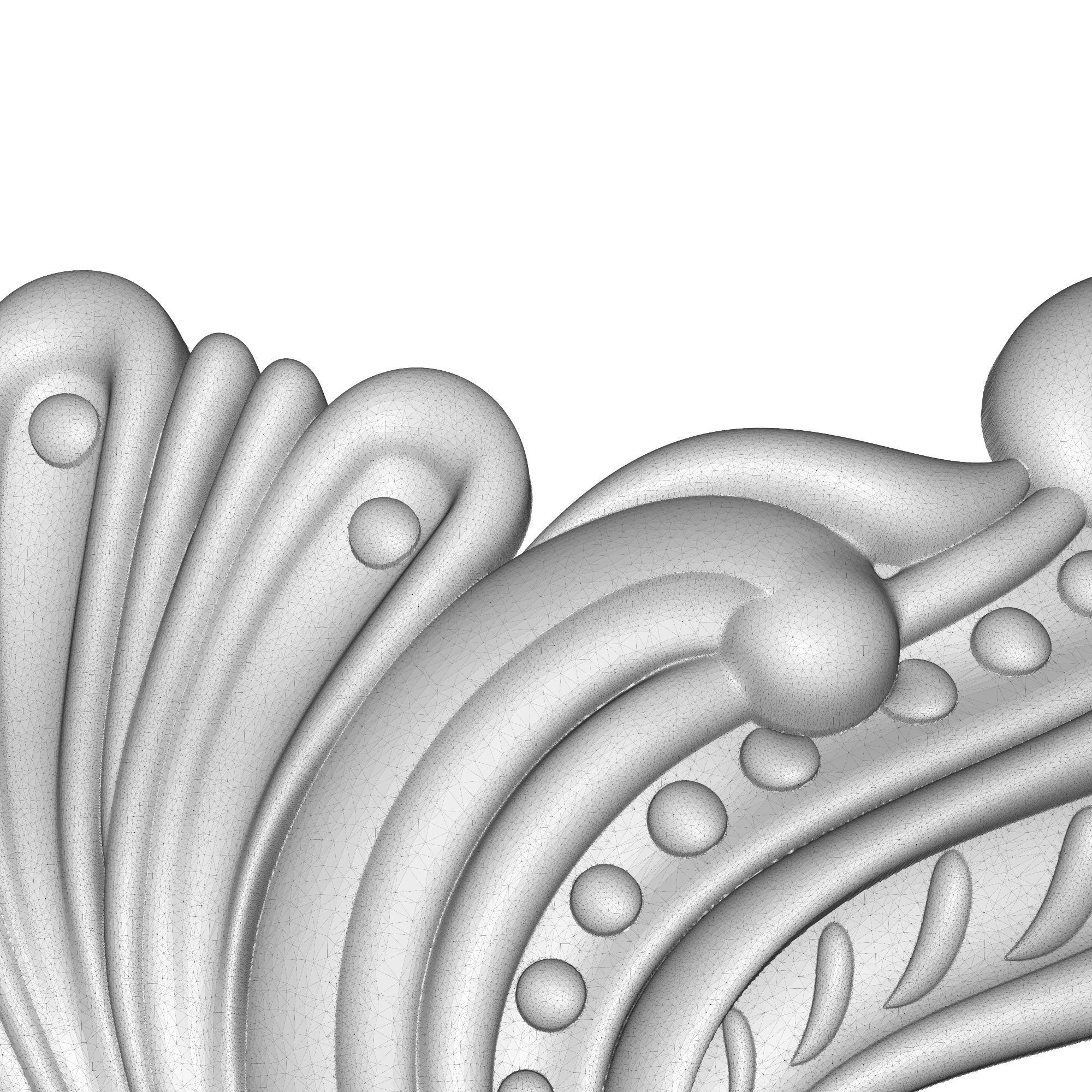 decorative pattern ready for 3D printing 3D model_7