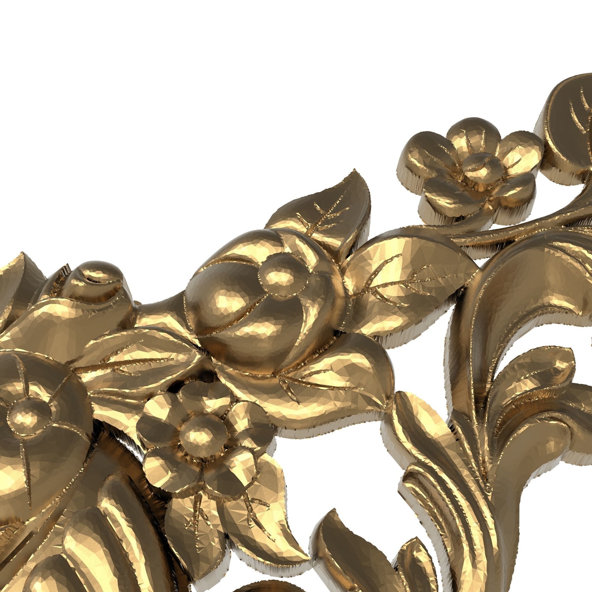 decorative pattern ready for 3D printing 3D model_4