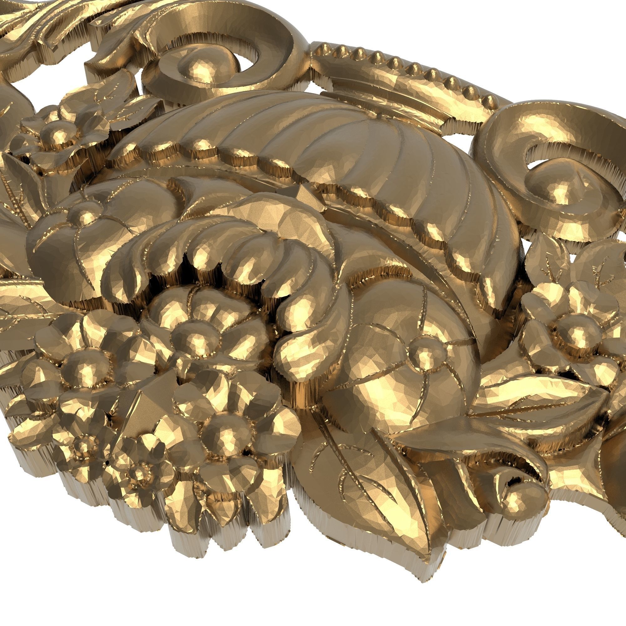 decorative pattern ready for 3D printing 3D model_3