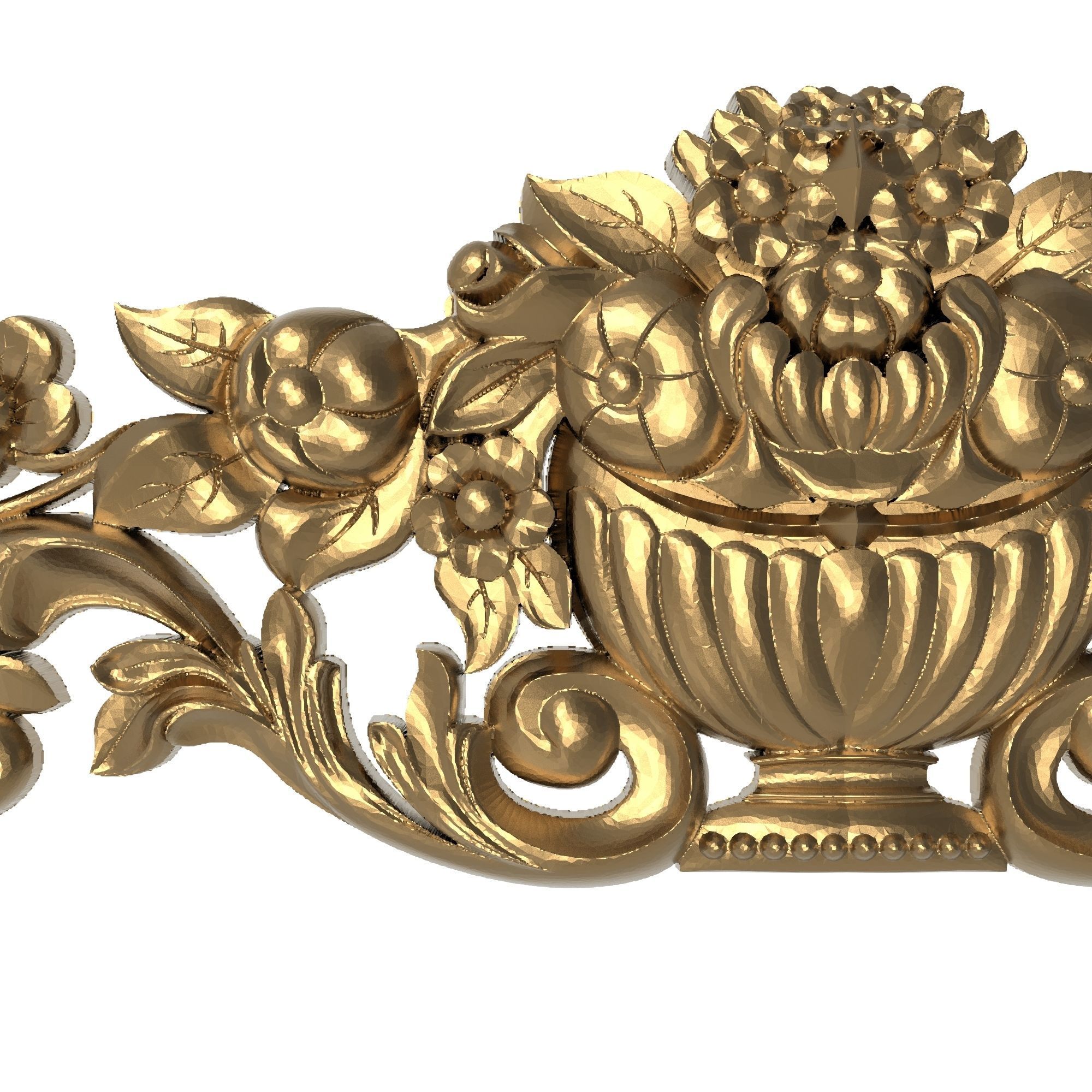 decorative pattern ready for 3D printing 3D model_1