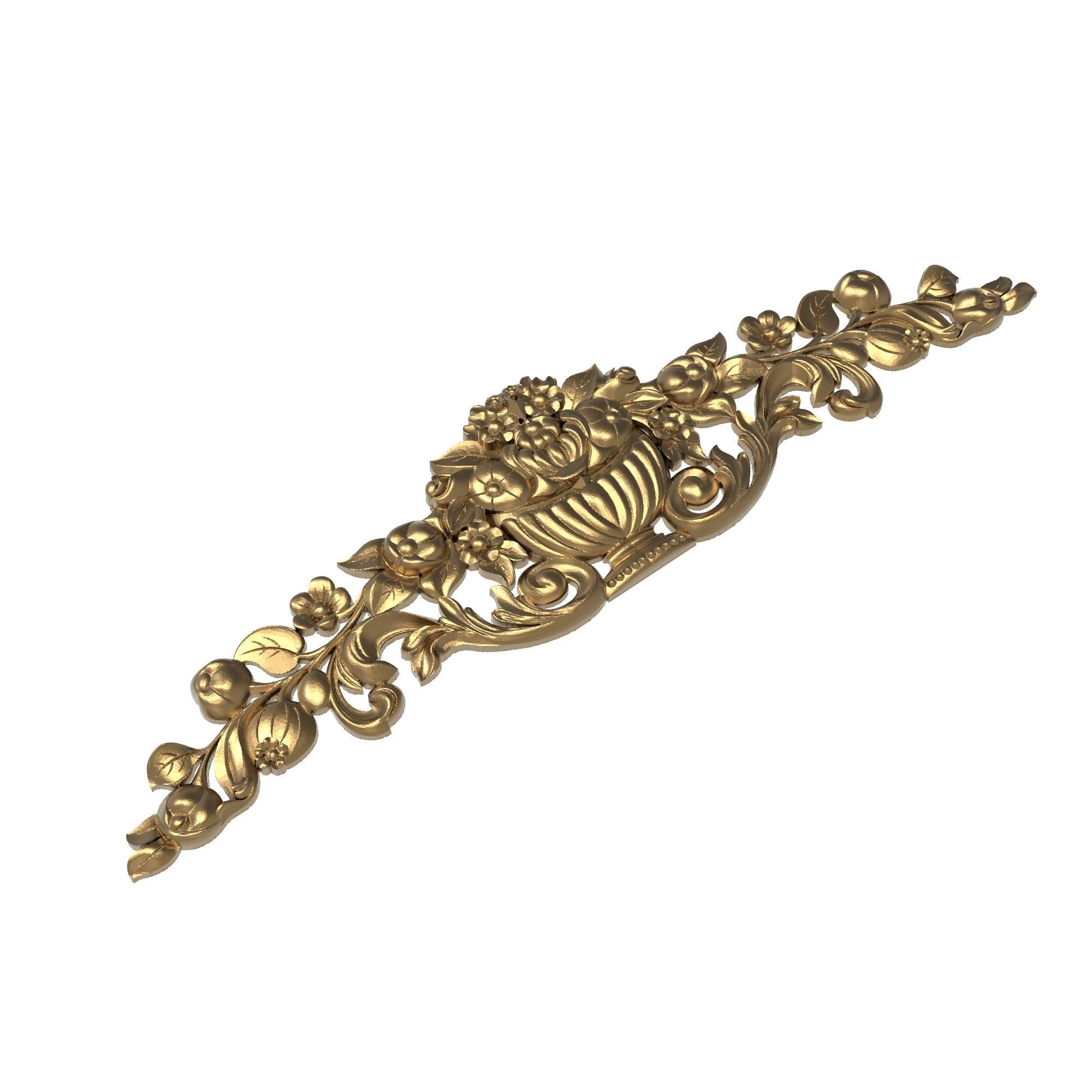 decorative pattern ready for 3D printing 3D model_5