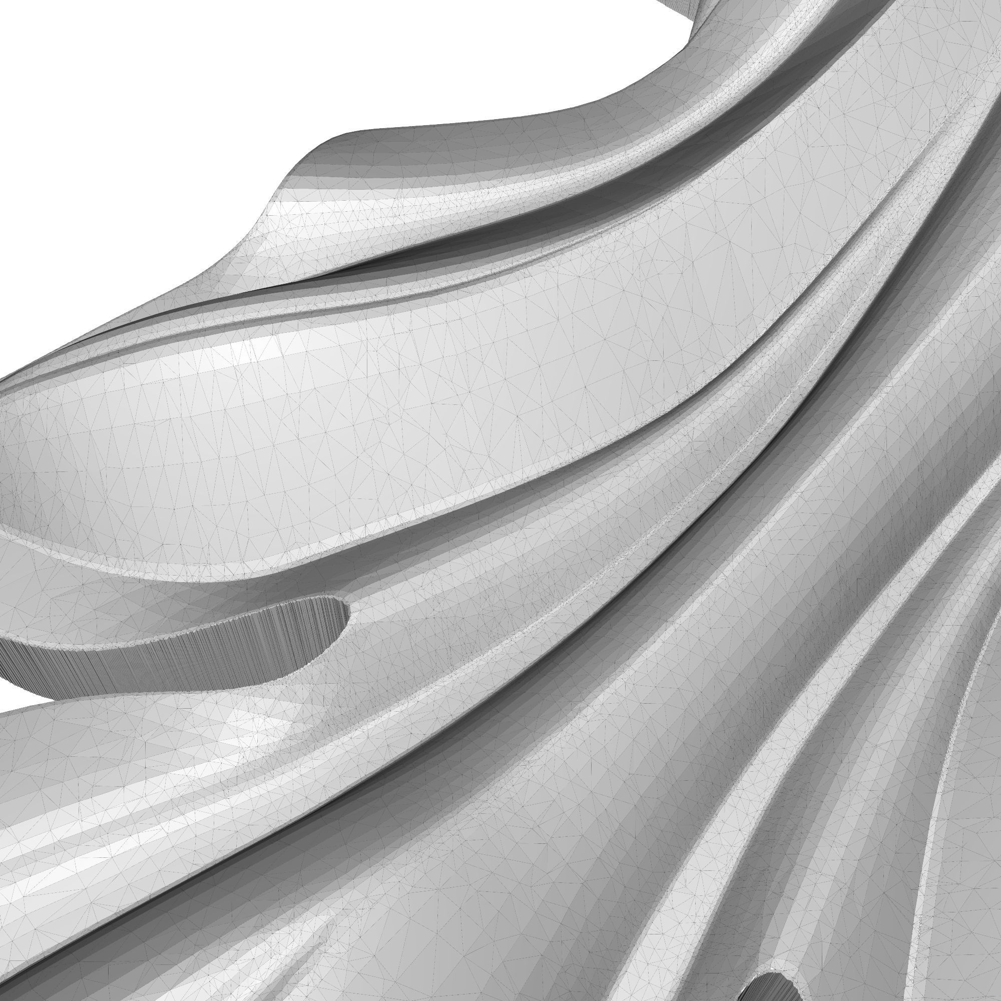 decorative pattern ready for 3D printing 3D model_6