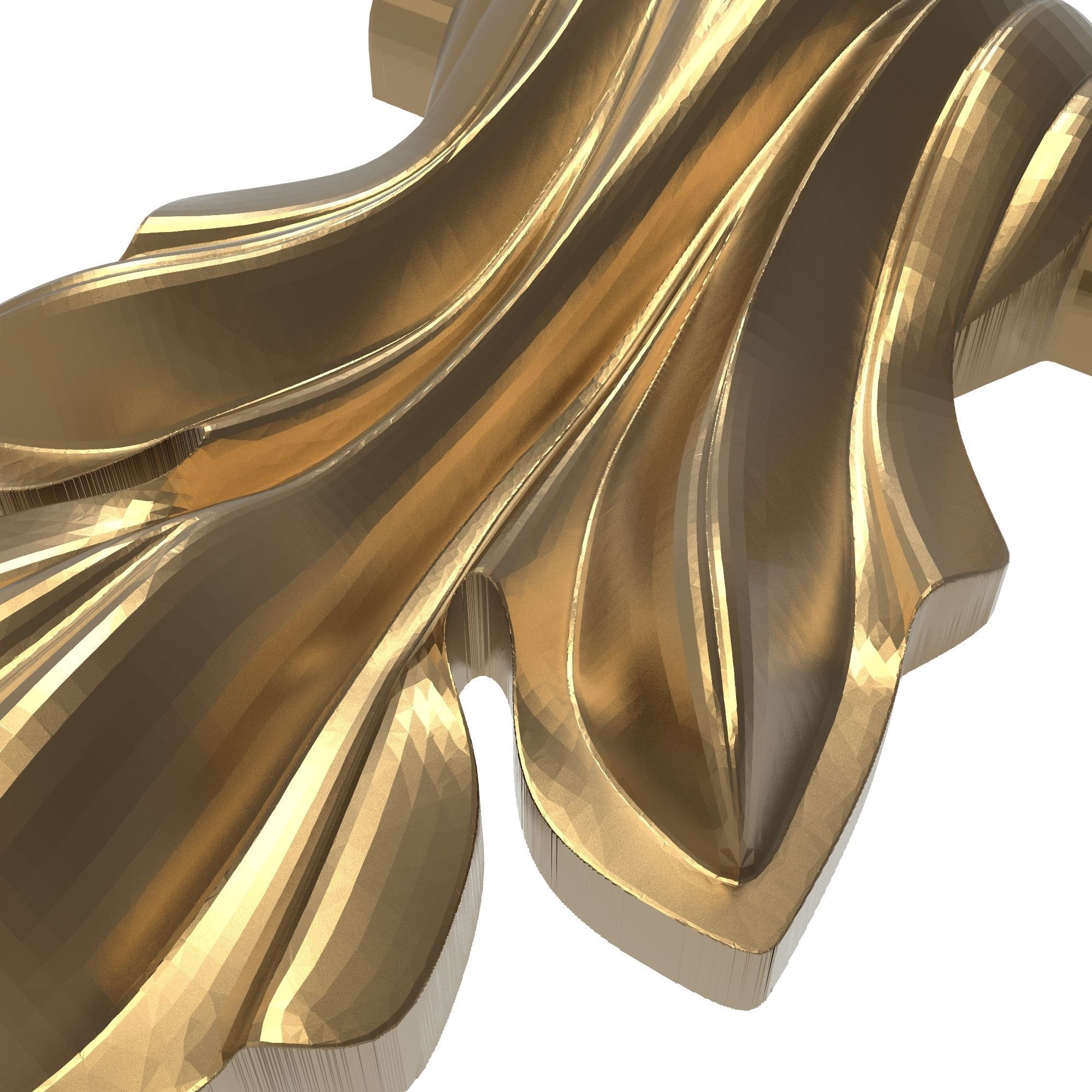 decorative pattern ready for 3D printing 3D model_2