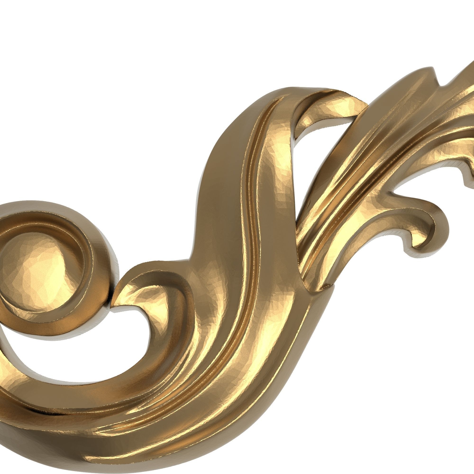 decorative pattern ready for 3D printing 3D model_4