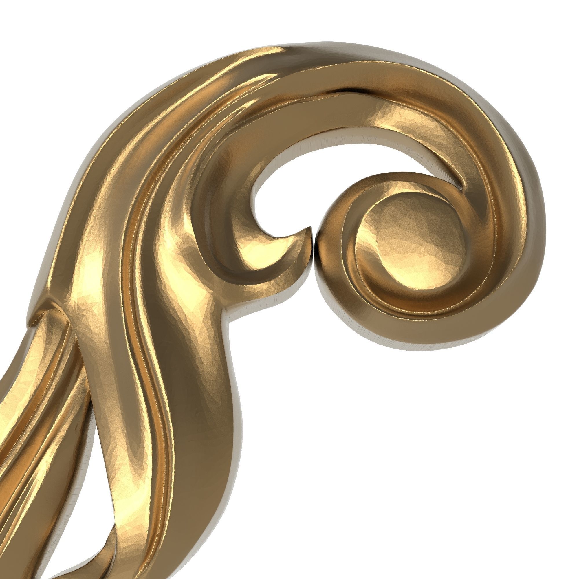 decorative pattern ready for 3D printing 3D model_6