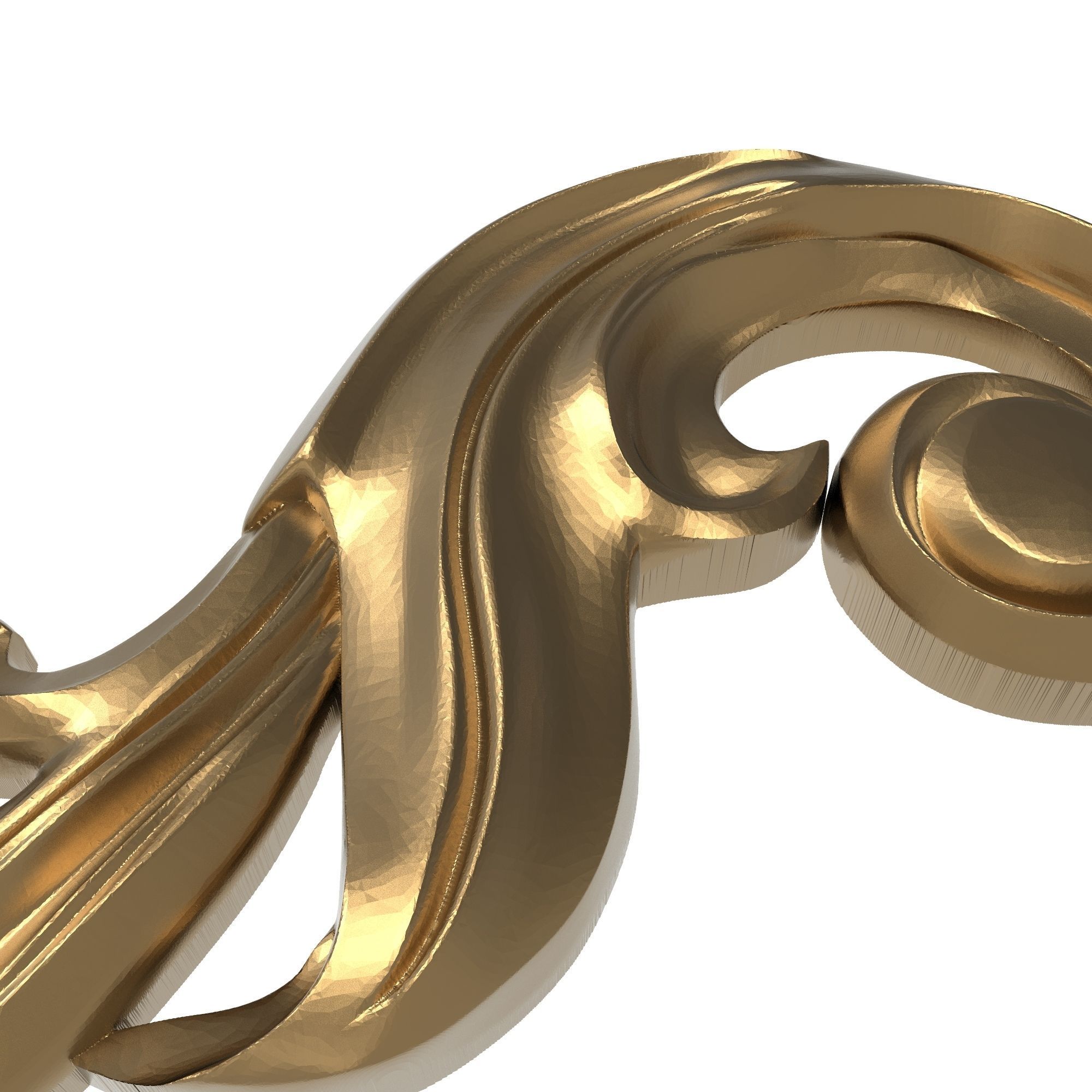 decorative pattern ready for 3D printing 3D model_2