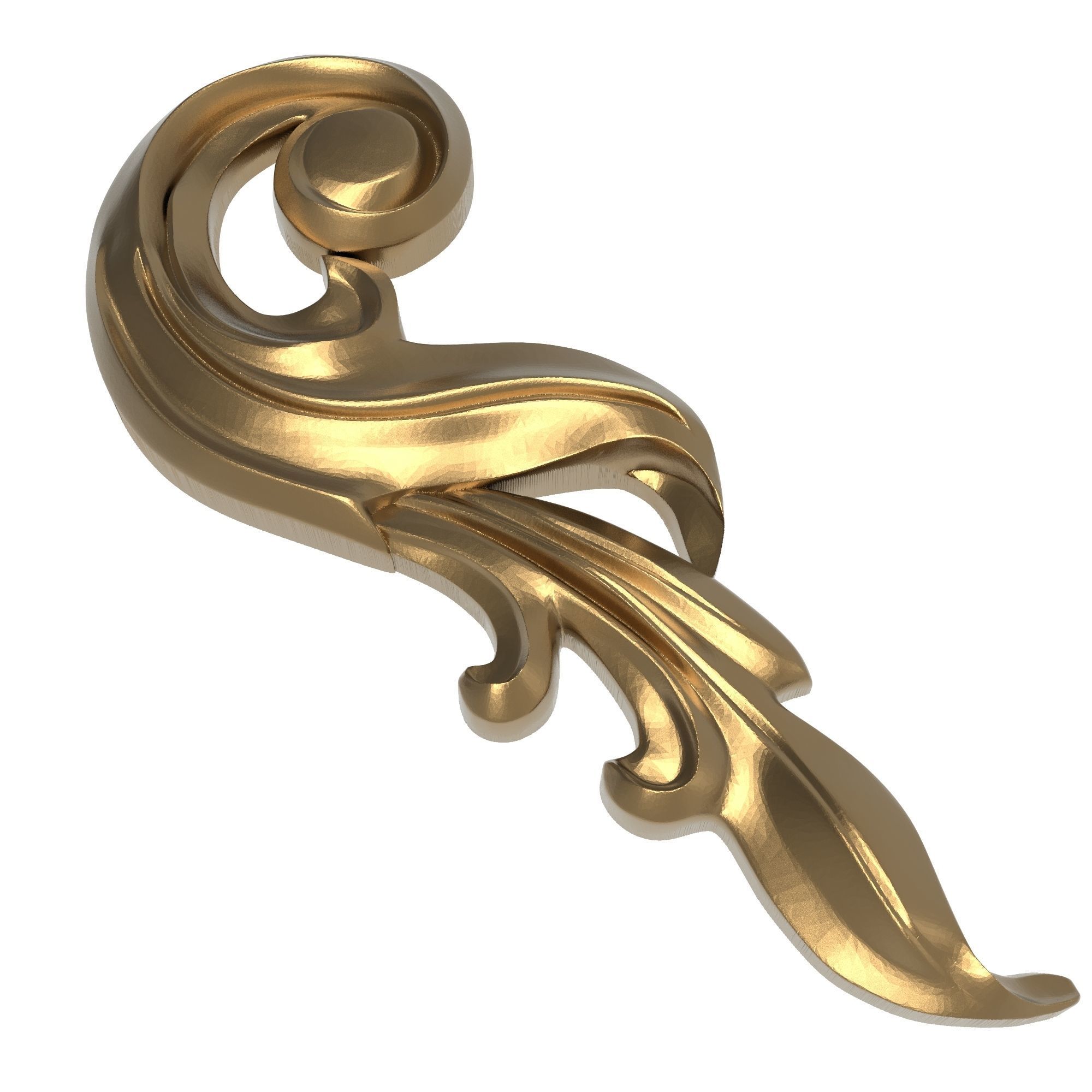 decorative pattern ready for 3D printing 3D model_5