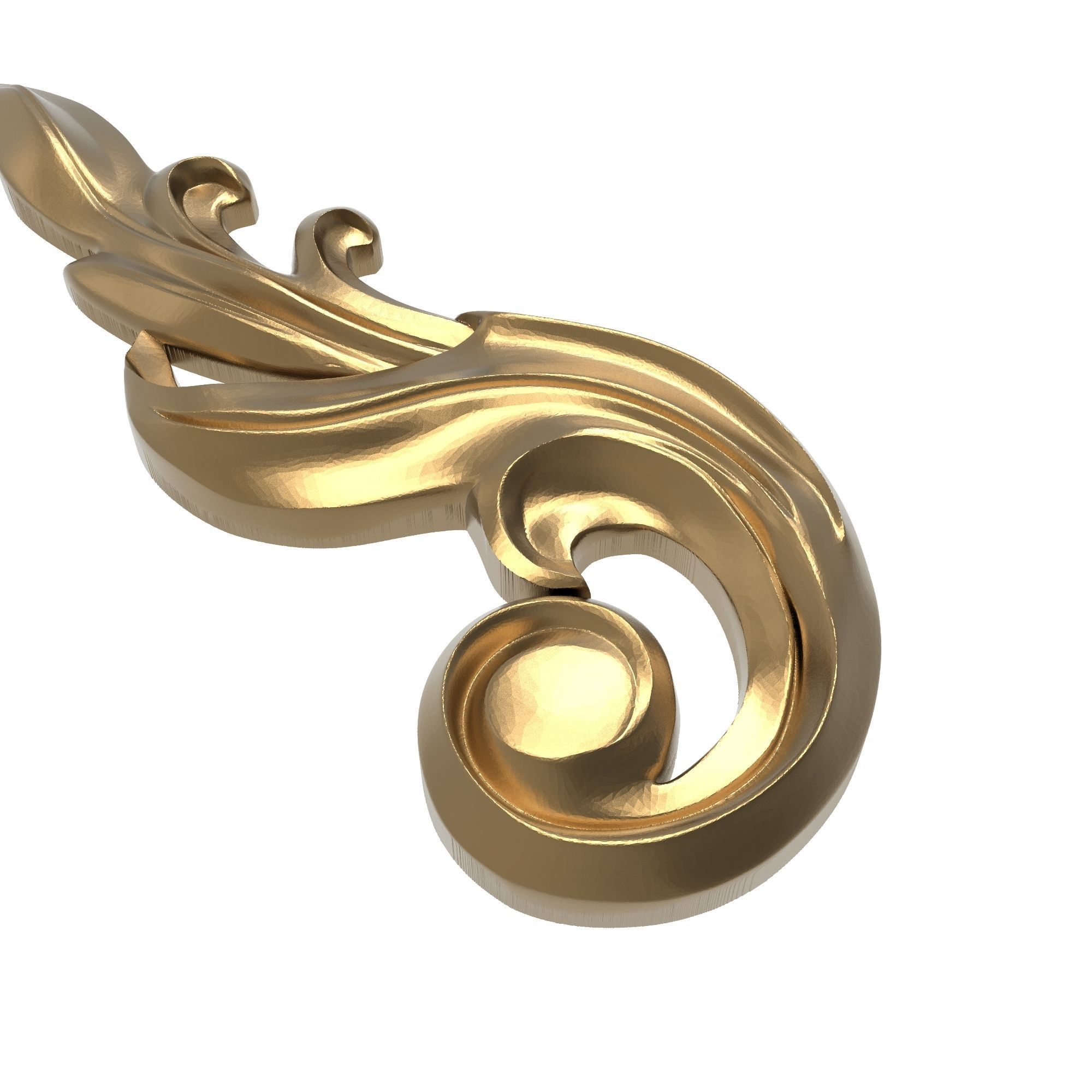 decorative pattern ready for 3D printing 3D model_3