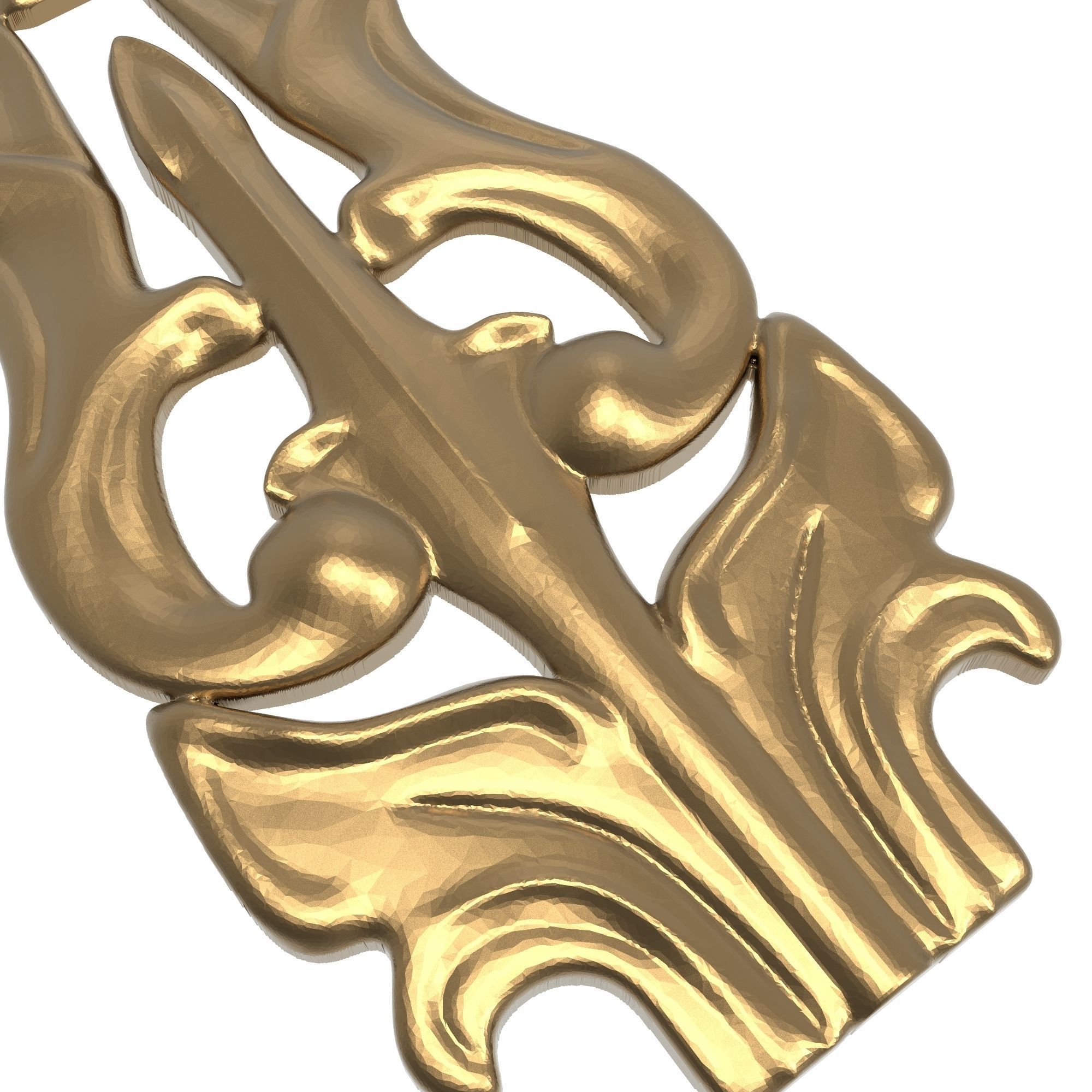 decorative pattern ready for 3D printing 3D model_4