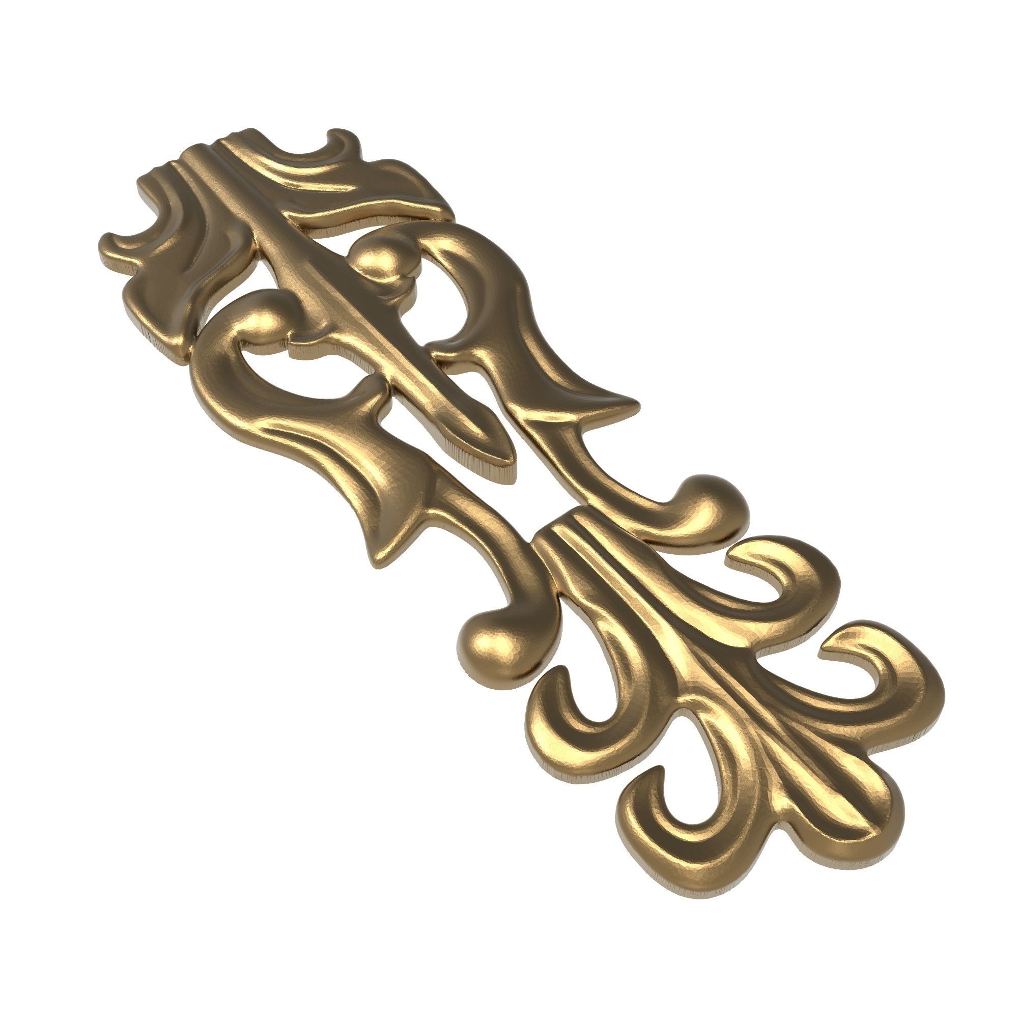 decorative pattern ready for 3D printing 3D model_1