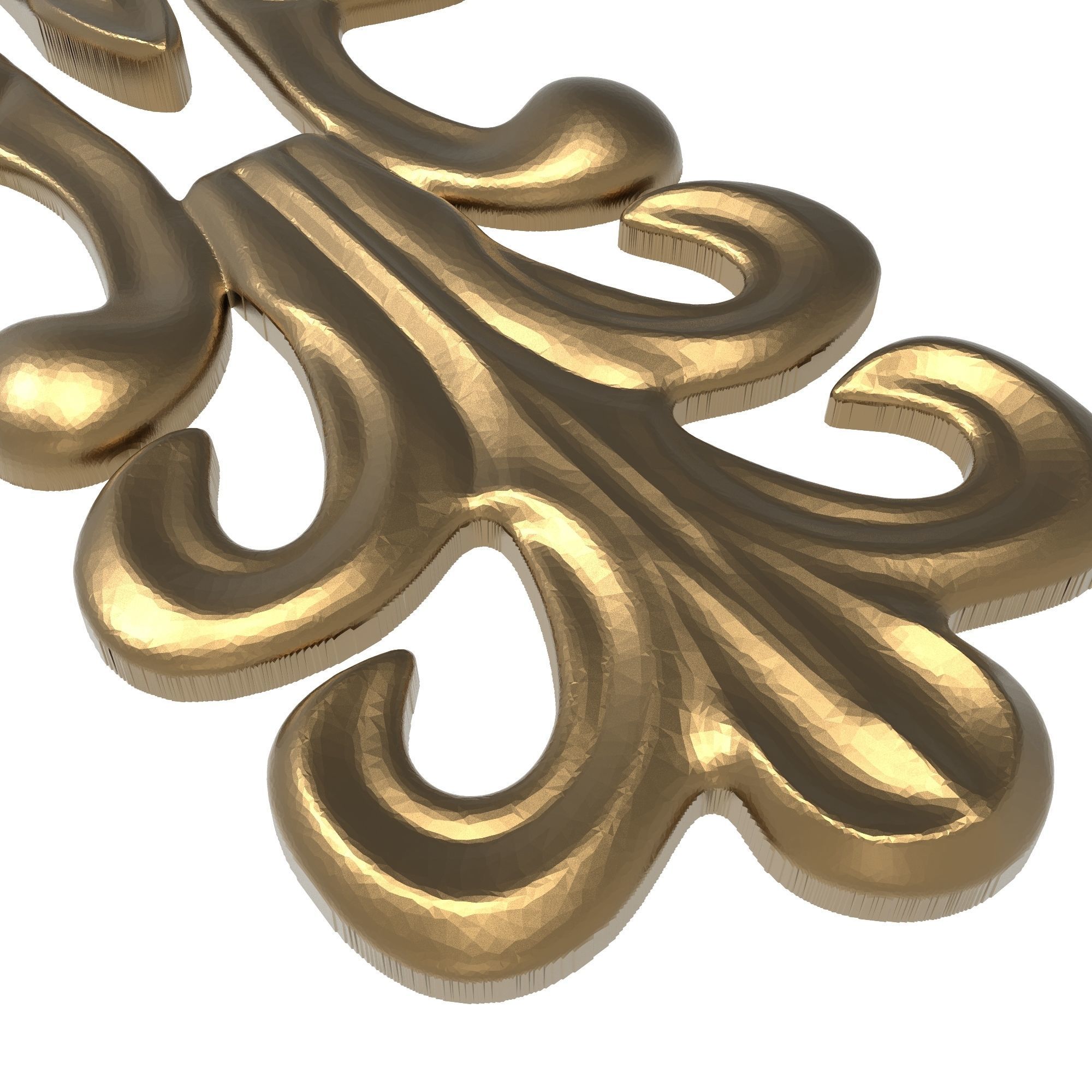 decorative pattern ready for 3D printing 3D model_2