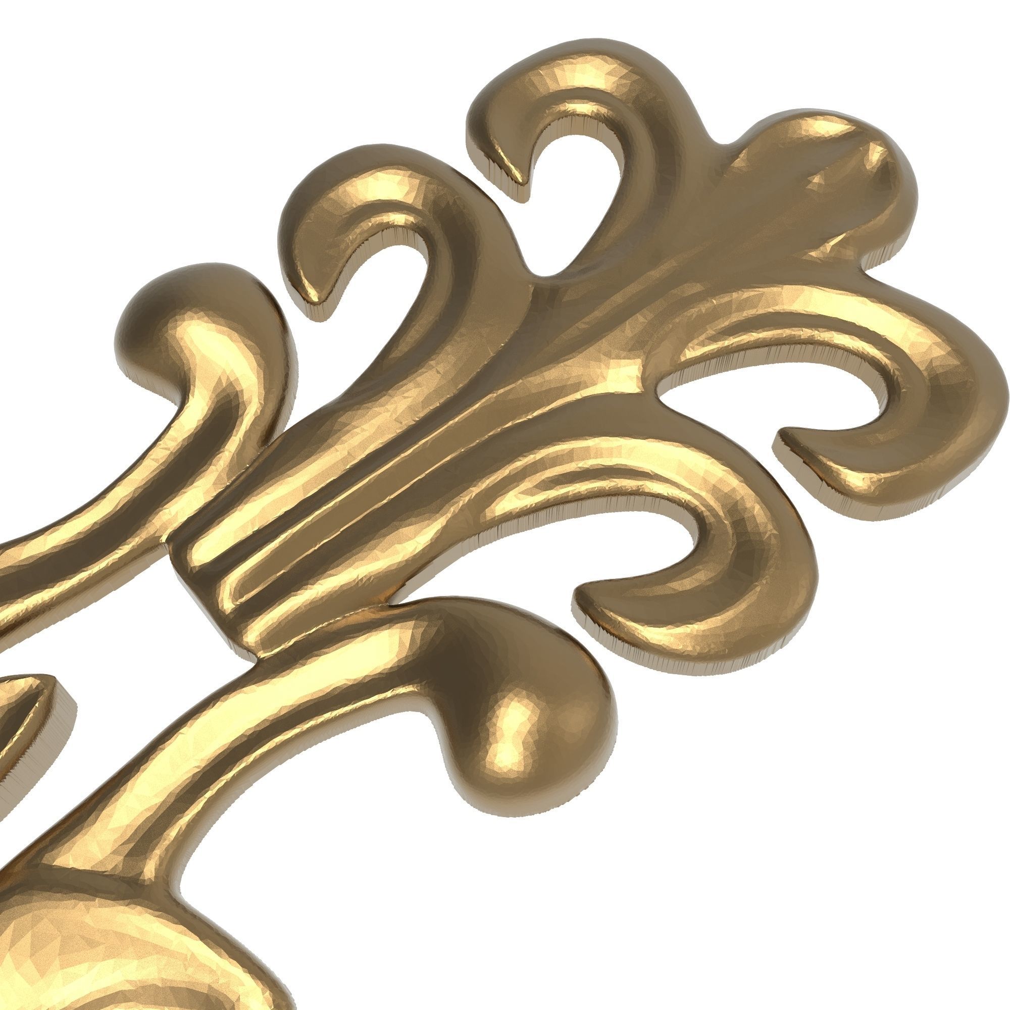 decorative pattern ready for 3D printing 3D model_5