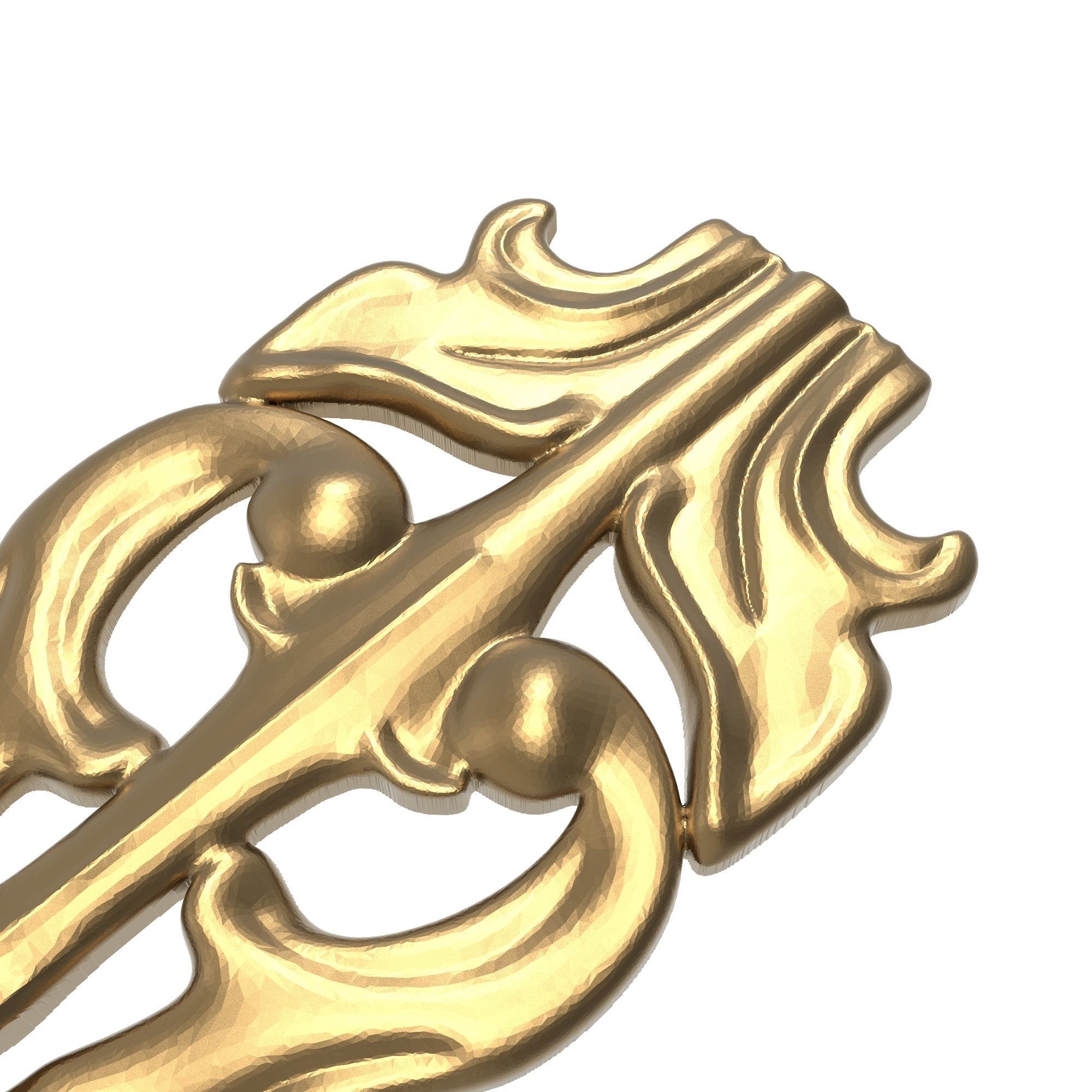 decorative pattern ready for 3D printing 3D model_3