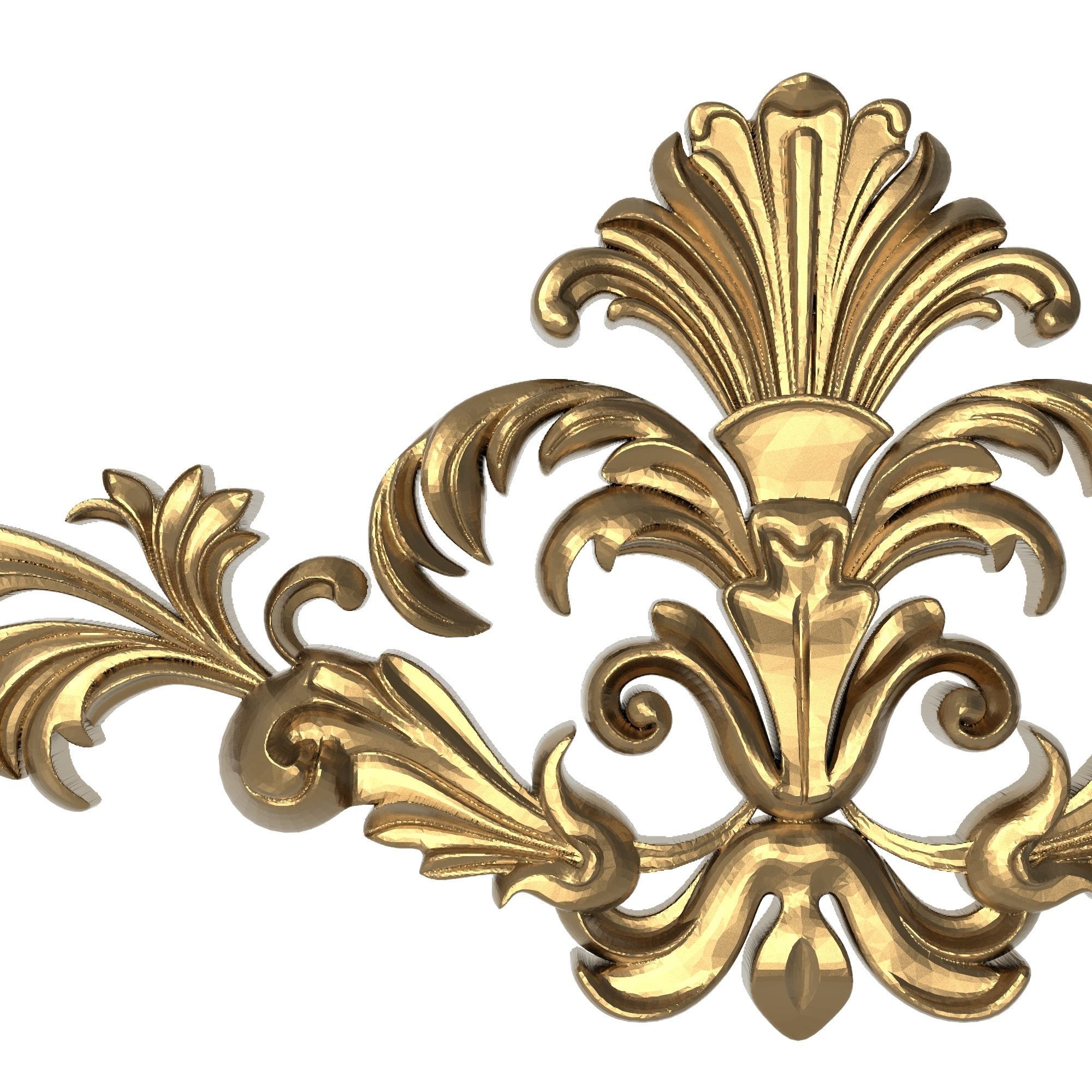 decorative pattern ready for 3D printing 3D model_1