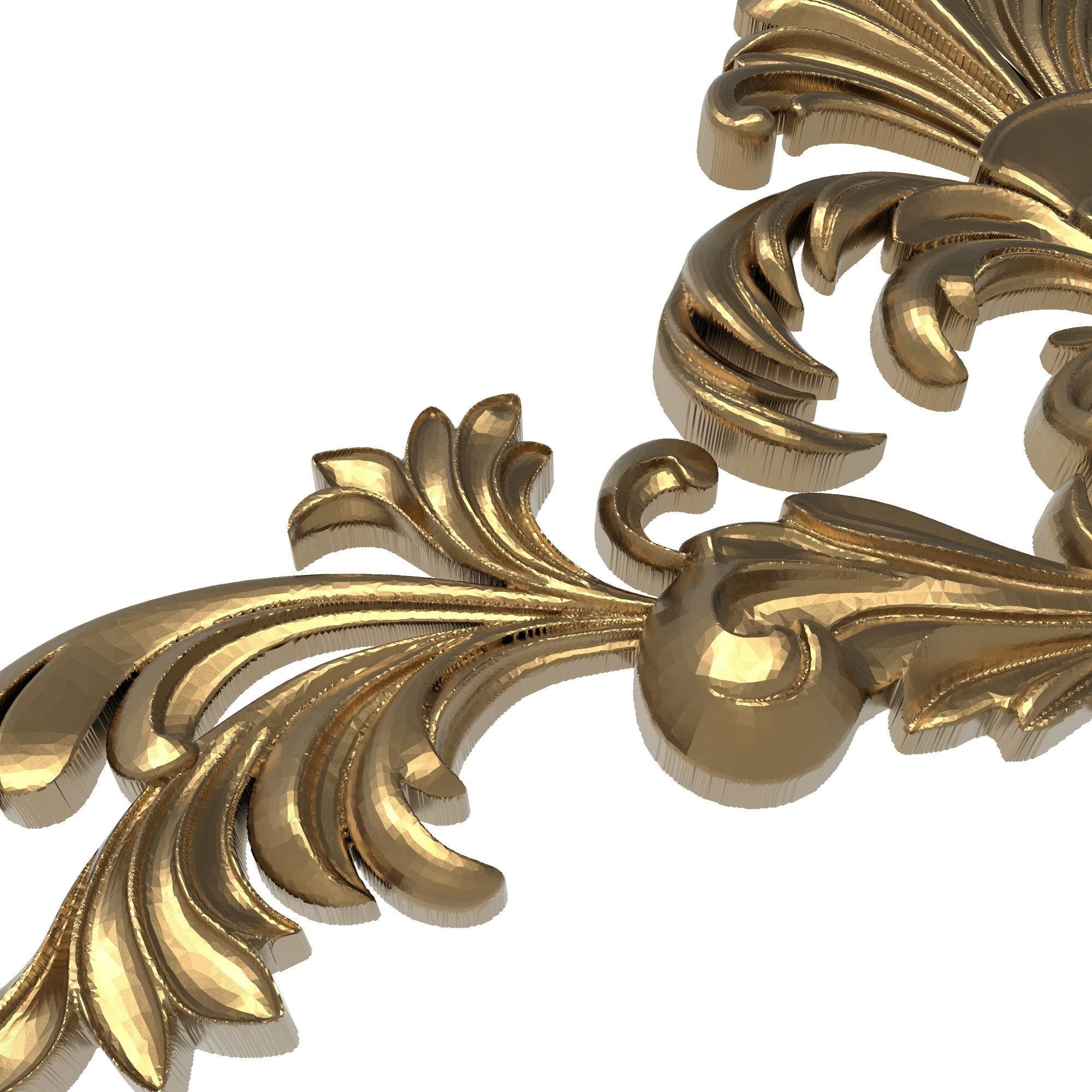 decorative pattern ready for 3D printing 3D model_2