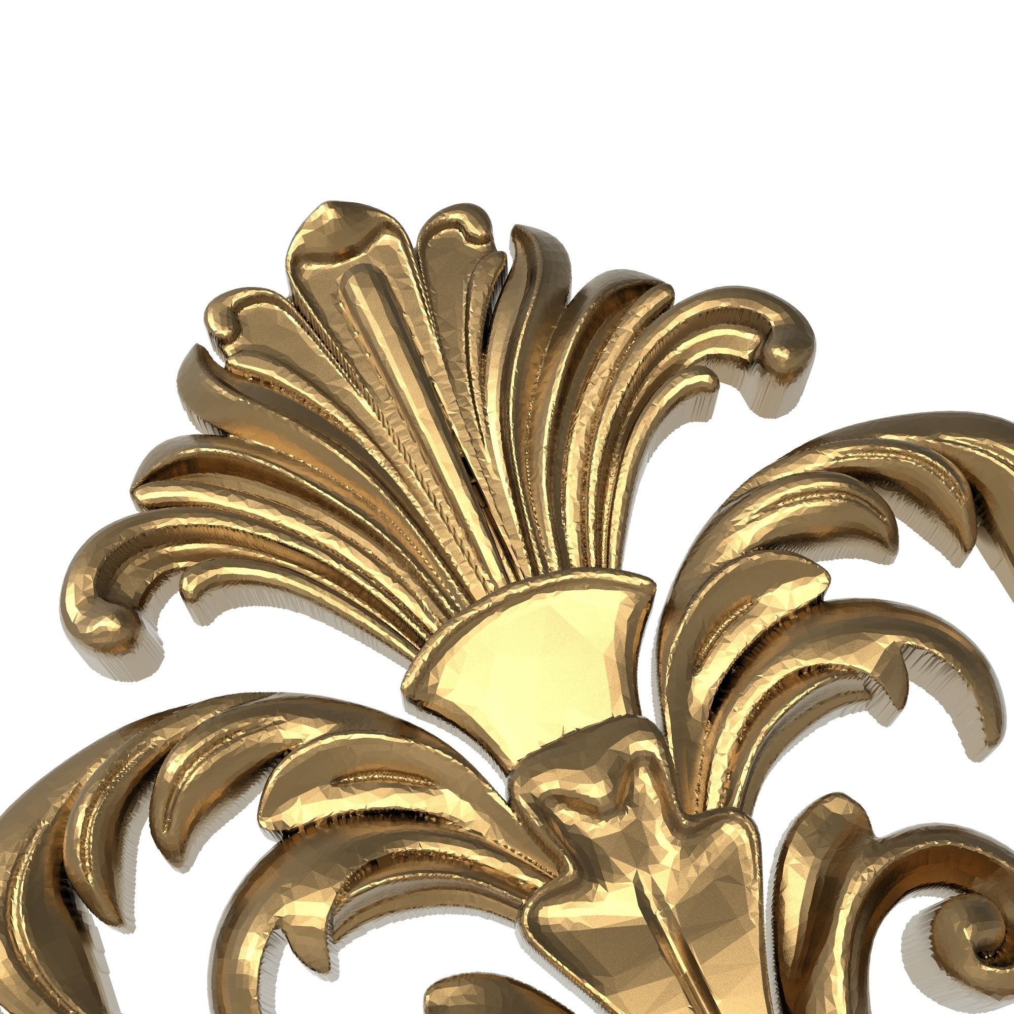 decorative pattern ready for 3D printing 3D model_4