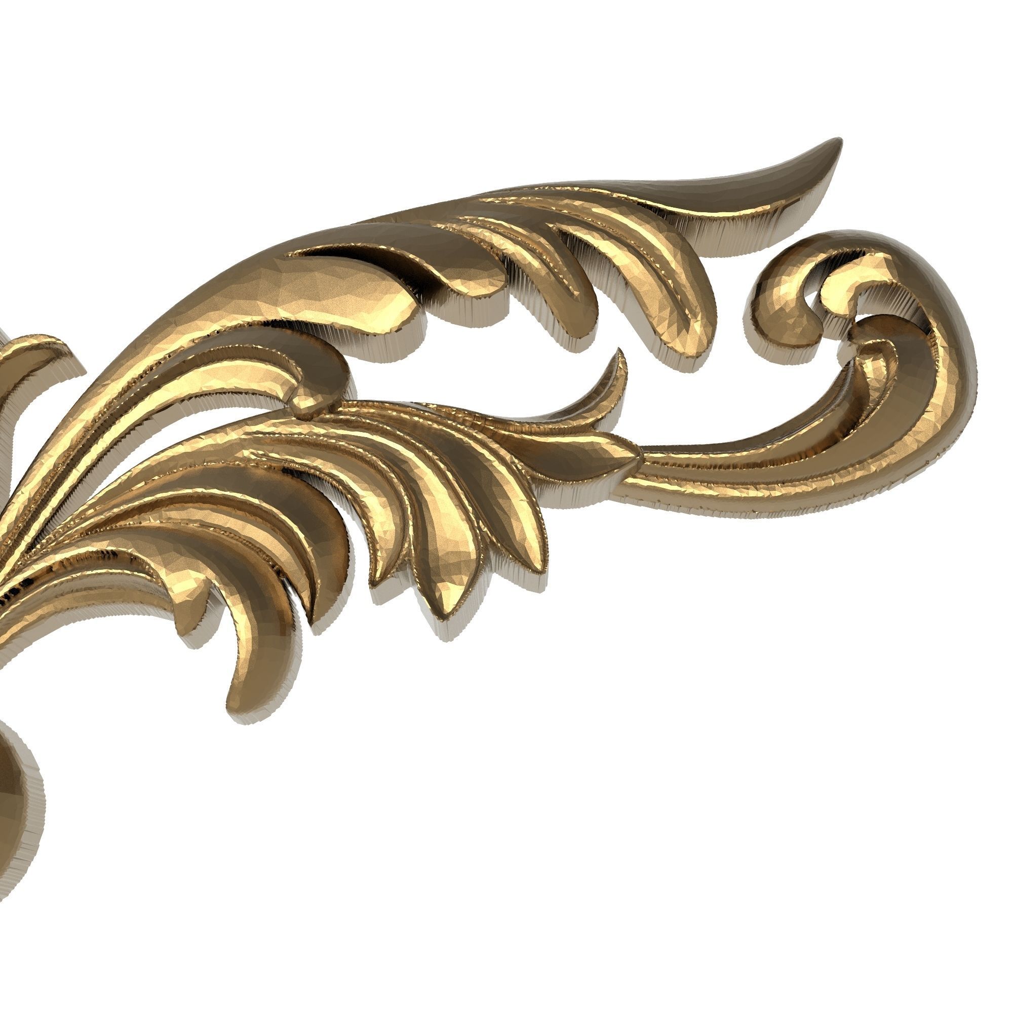 decorative pattern ready for 3D printing 3D model_5