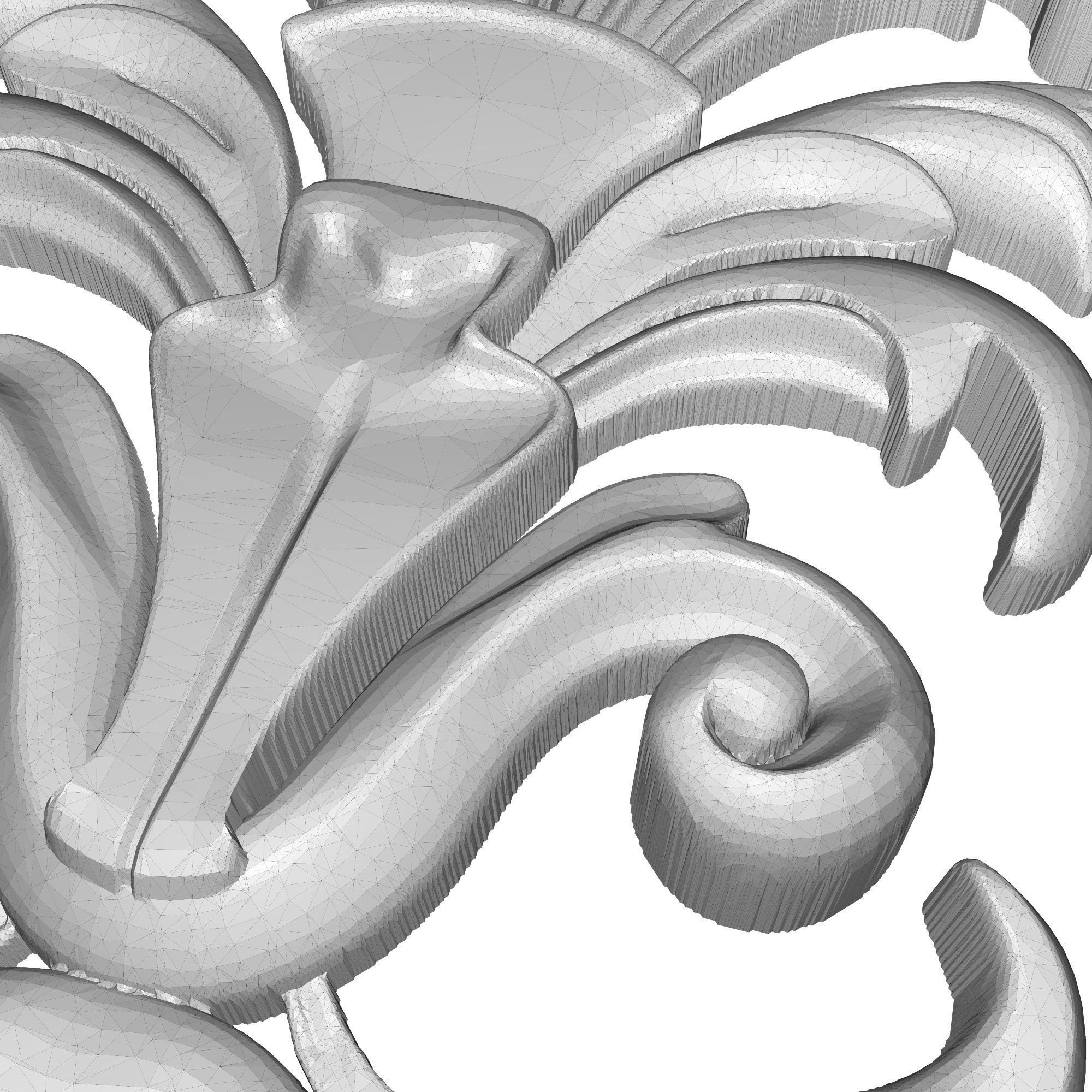 decorative pattern ready for 3D printing 3D model_7