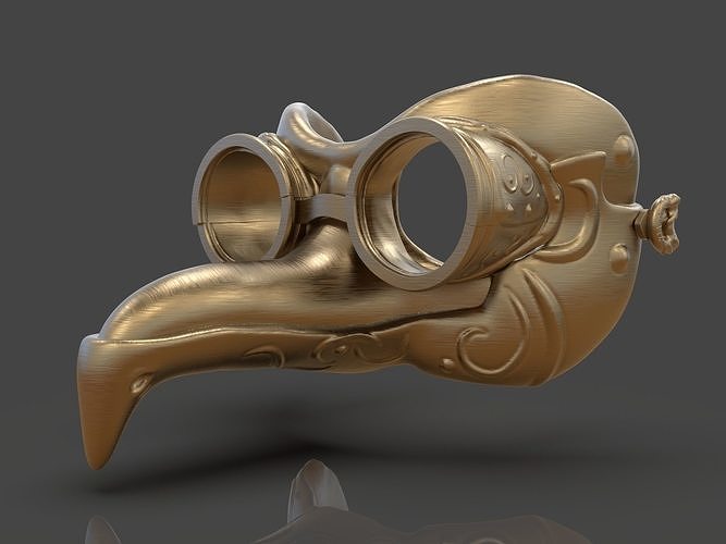 Steampunk Penguin Googles 3D print model