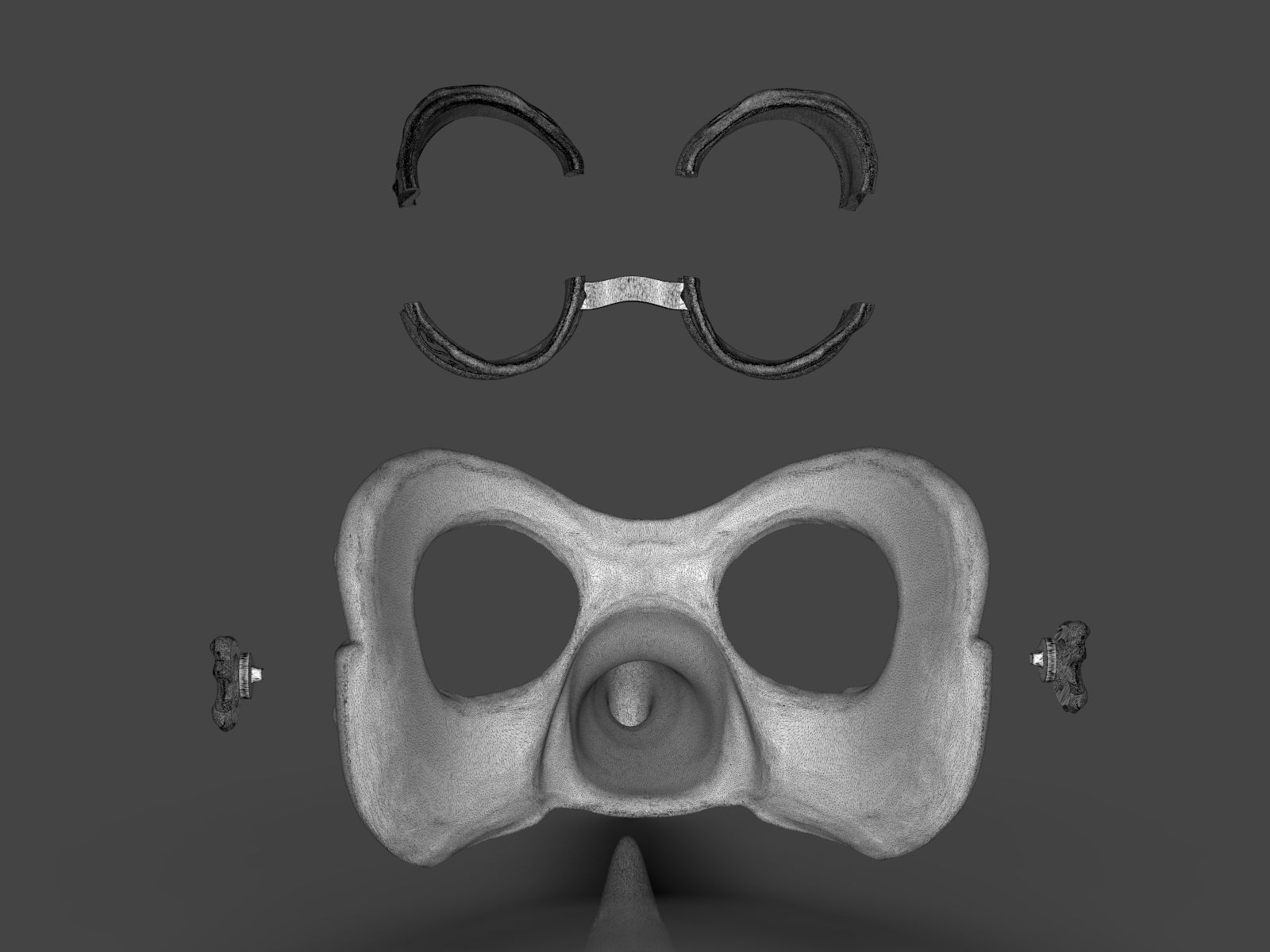 Steampunk Penguin Googles 3D print model_24