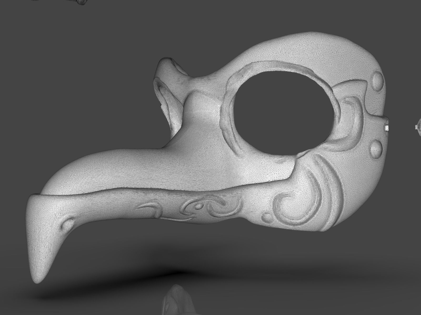 Steampunk Penguin Googles 3D print model_27