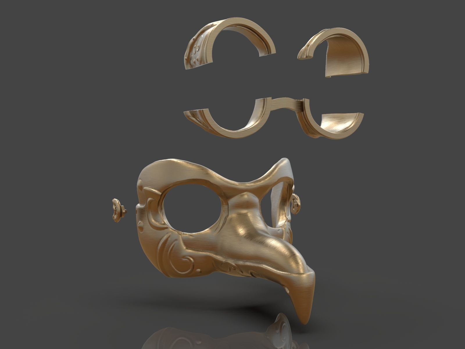 Steampunk Penguin Googles 3D print model_19