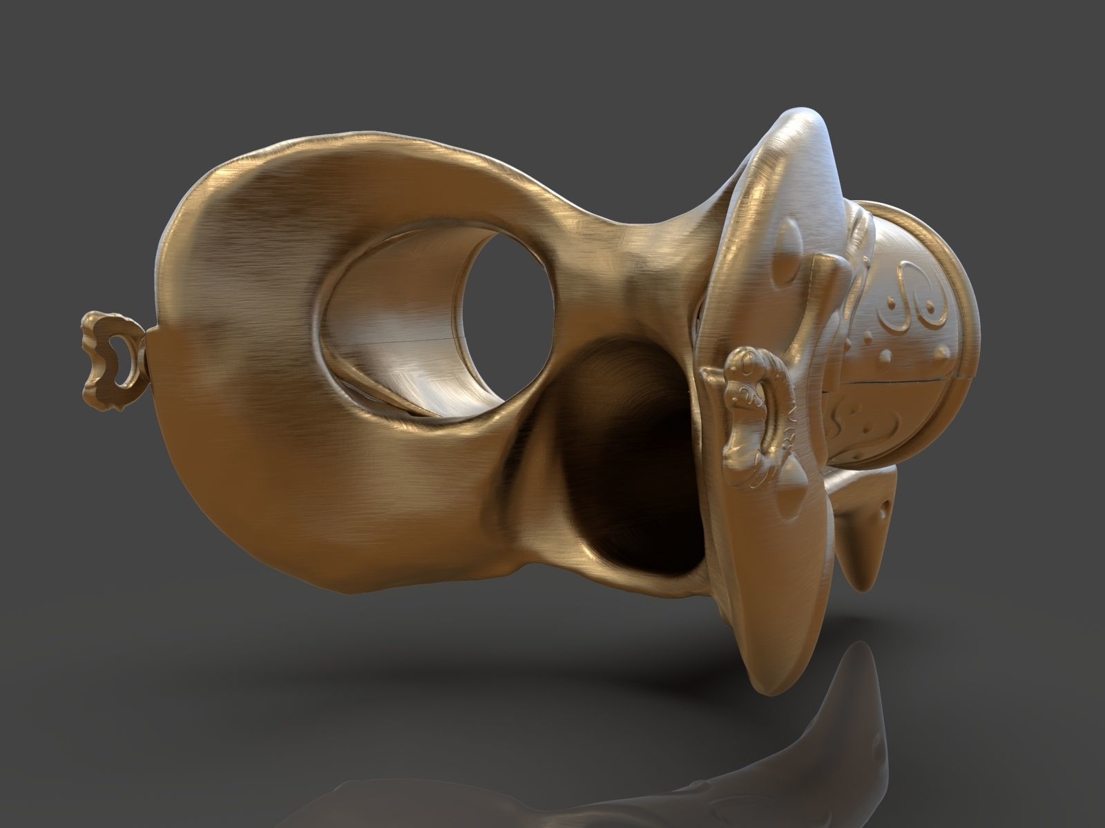 Steampunk Penguin Googles 3D print model_7
