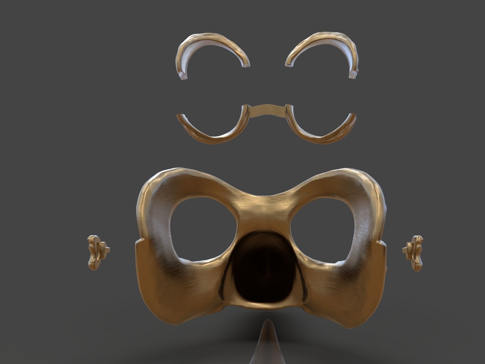 Steampunk Penguin Googles 3D print model_21