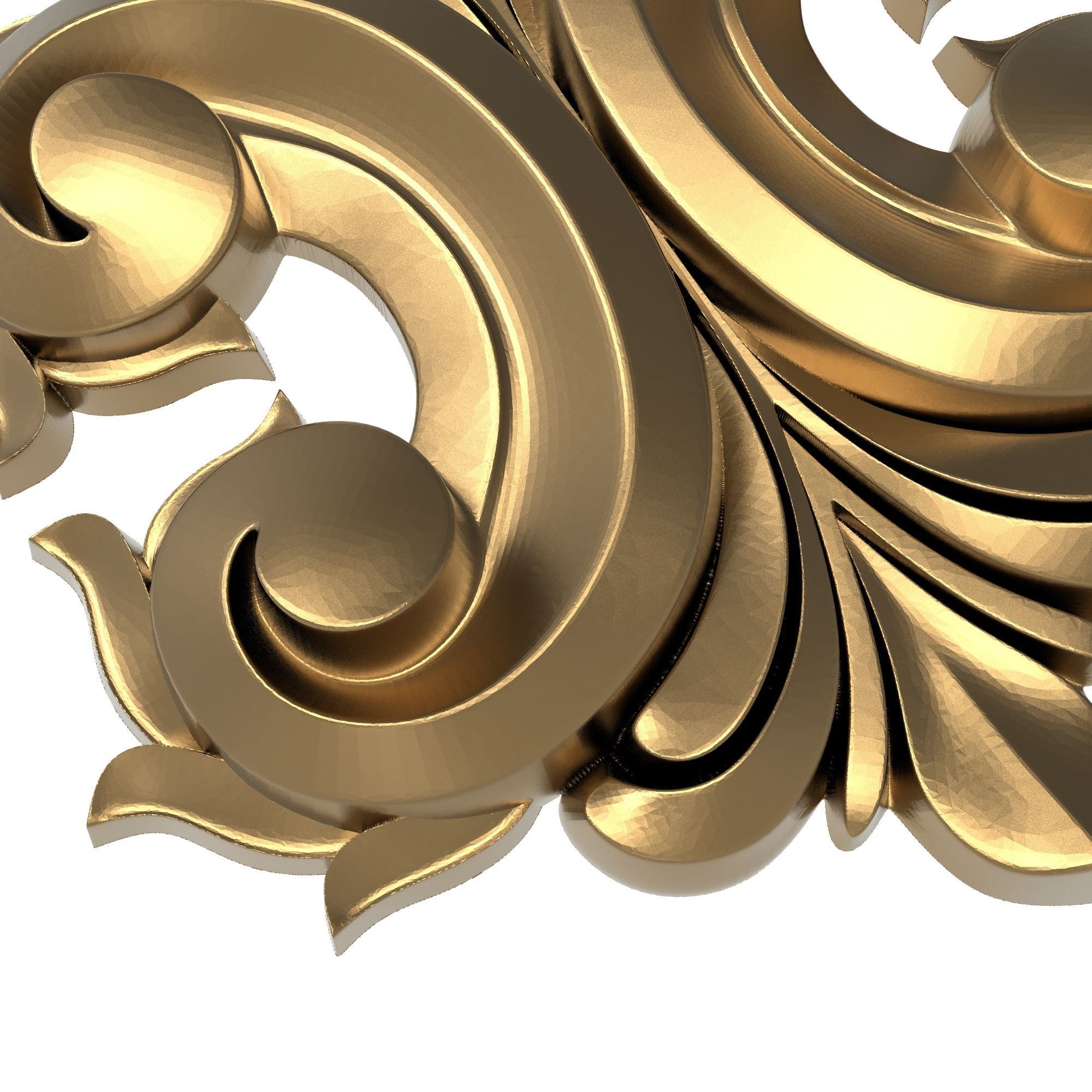 decorative pattern ready for 3D printing 3D model_5