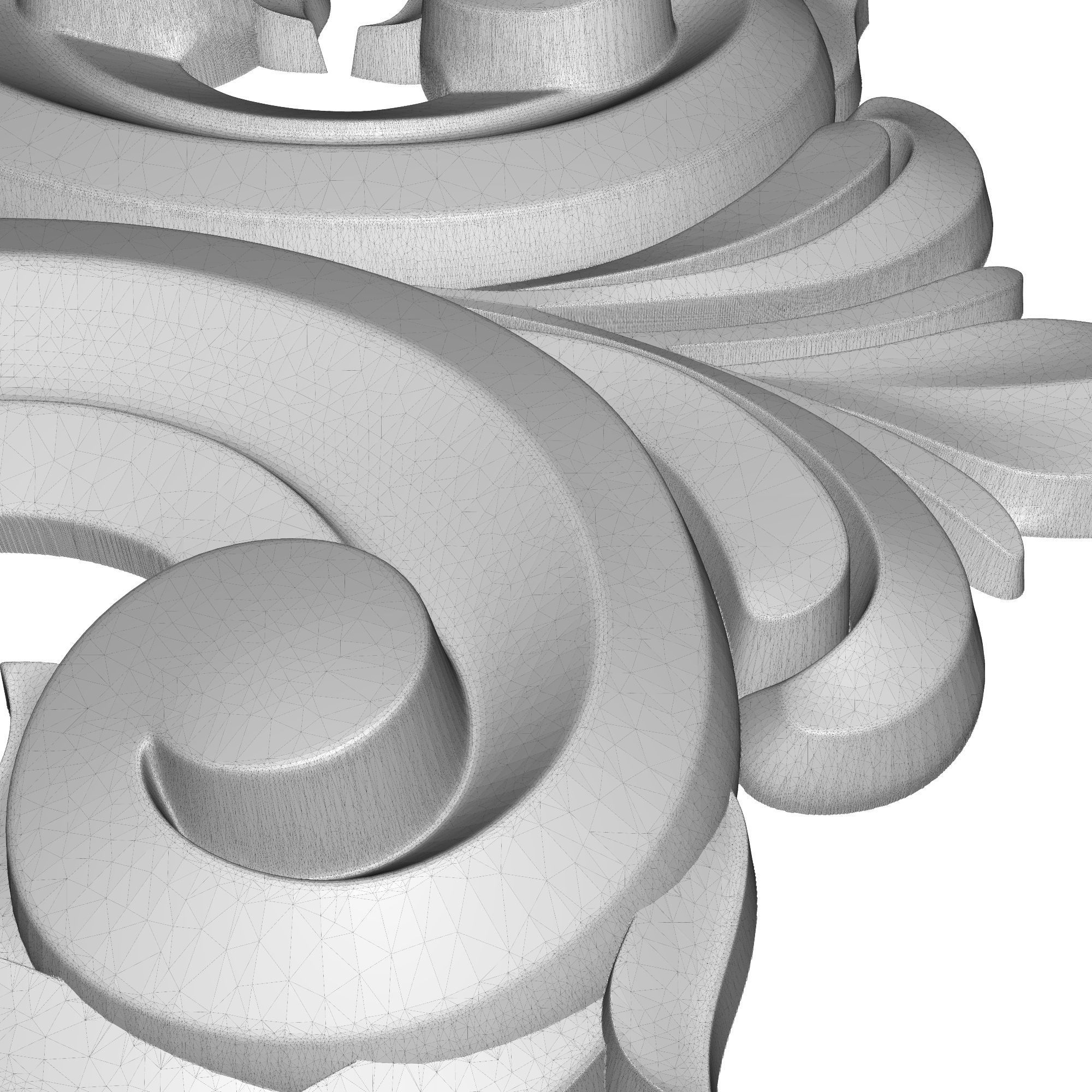 decorative pattern ready for 3D printing 3D model_8