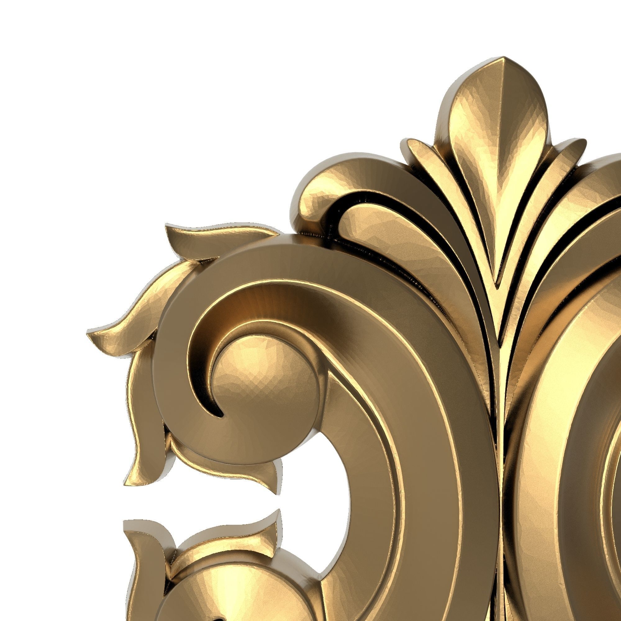 decorative pattern ready for 3D printing 3D model_1