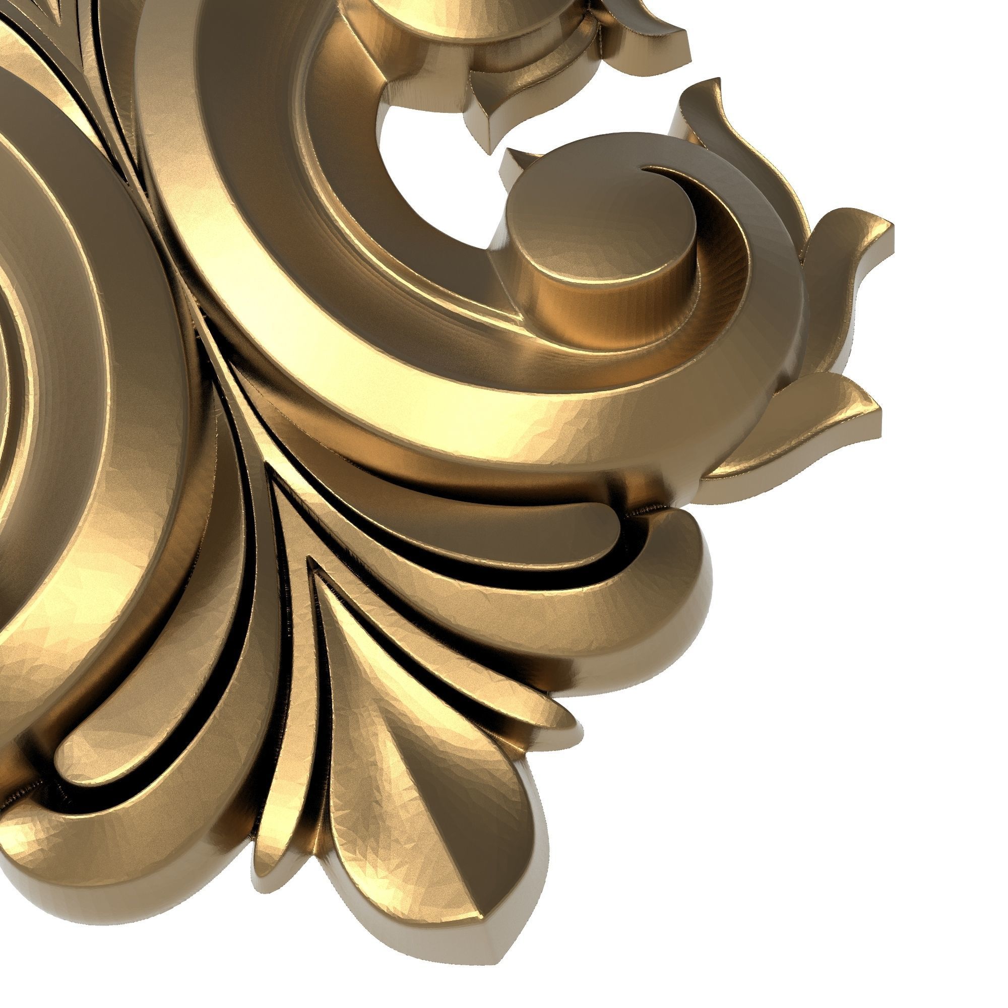 decorative pattern ready for 3D printing 3D model_3