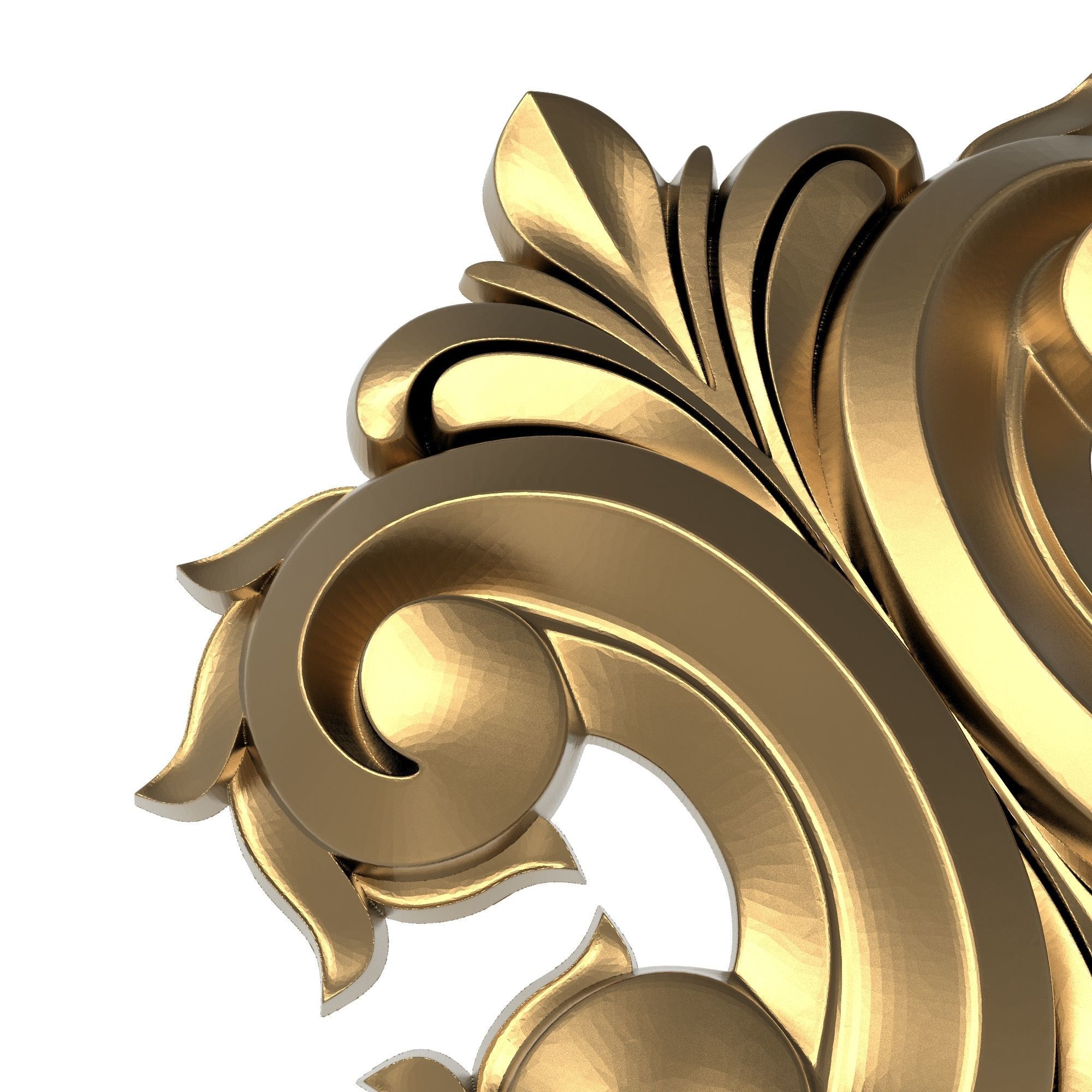 decorative pattern ready for 3D printing 3D model_4