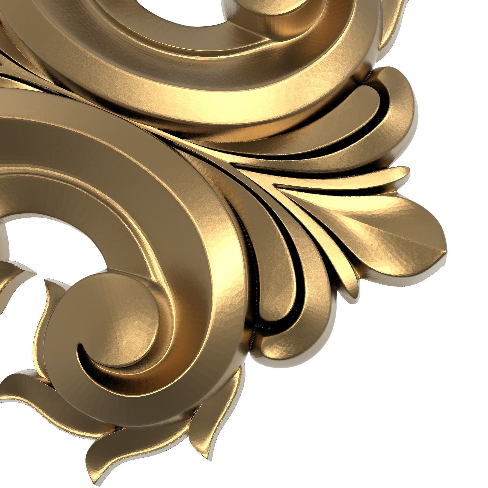 decorative pattern ready for 3D printing 3D model_6