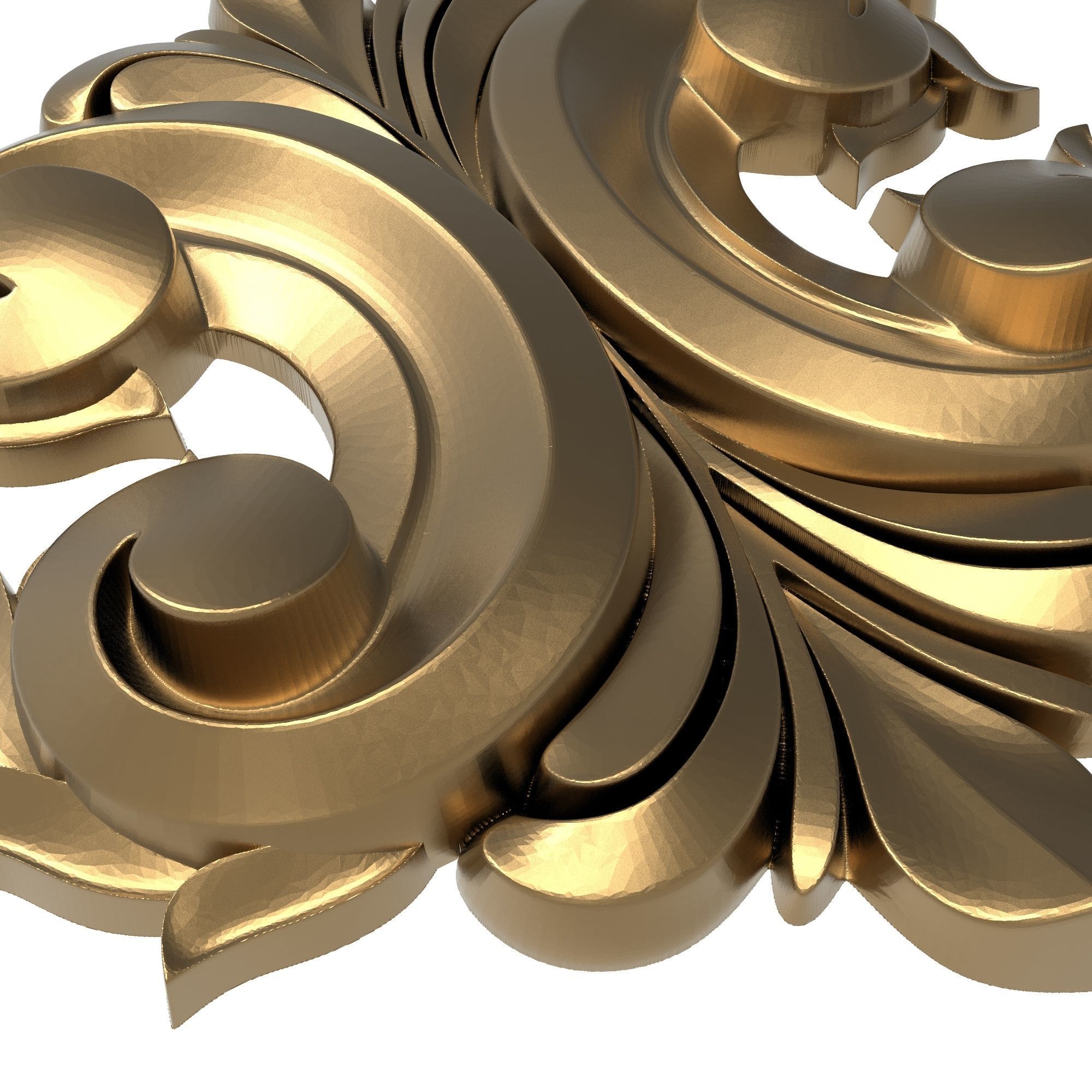 decorative pattern ready for 3D printing 3D model_2