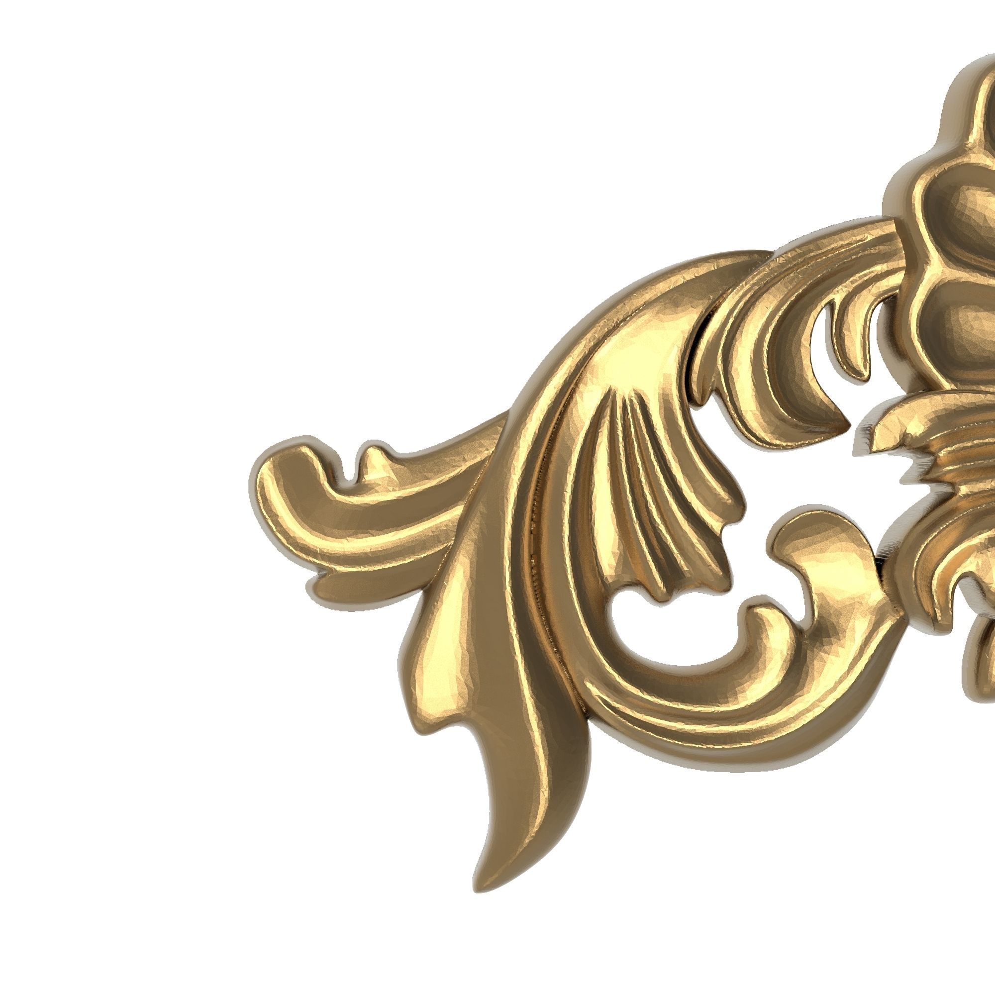 decorative pattern ready for 3D printing 3D model_2