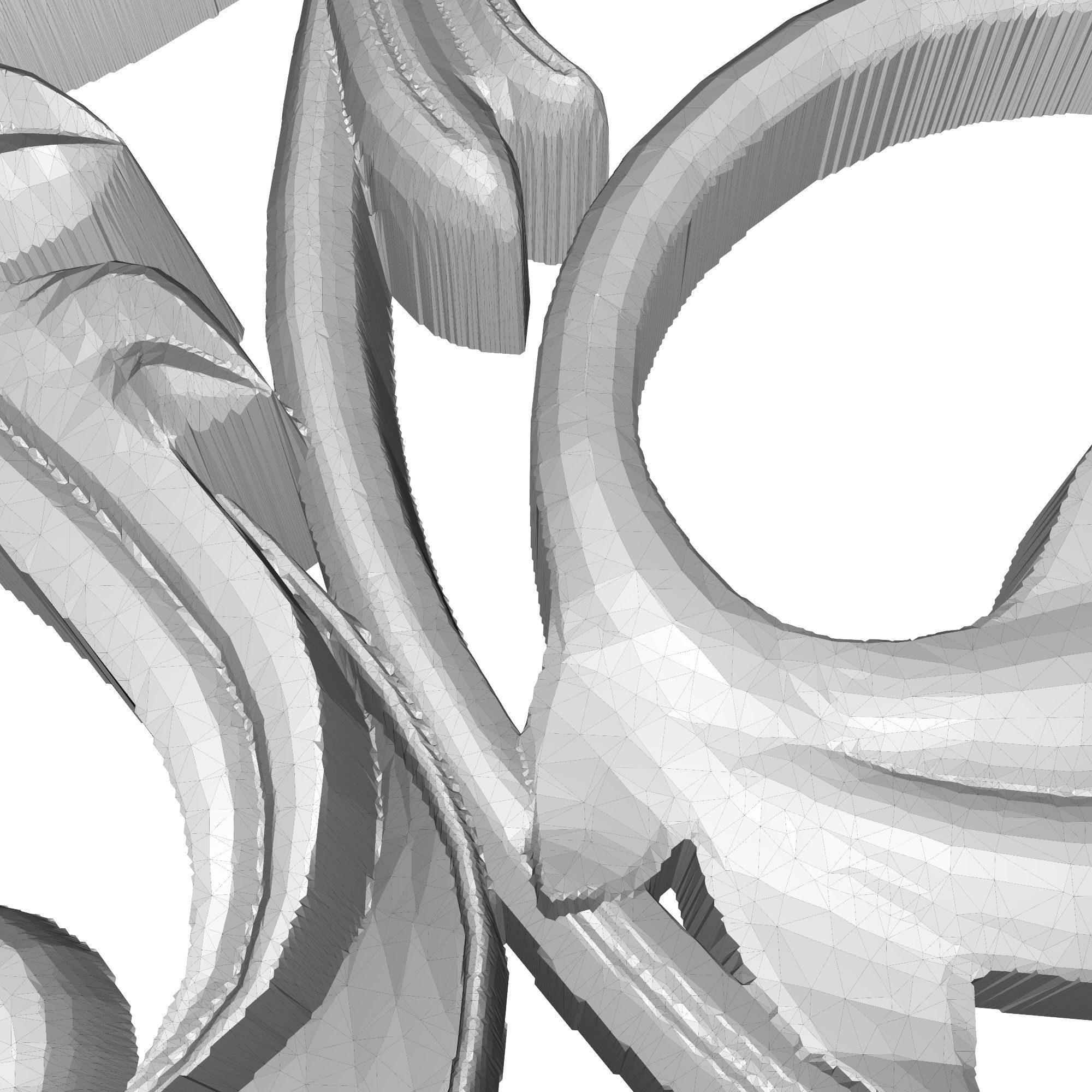 decorative pattern ready for 3D printing 3D model_11