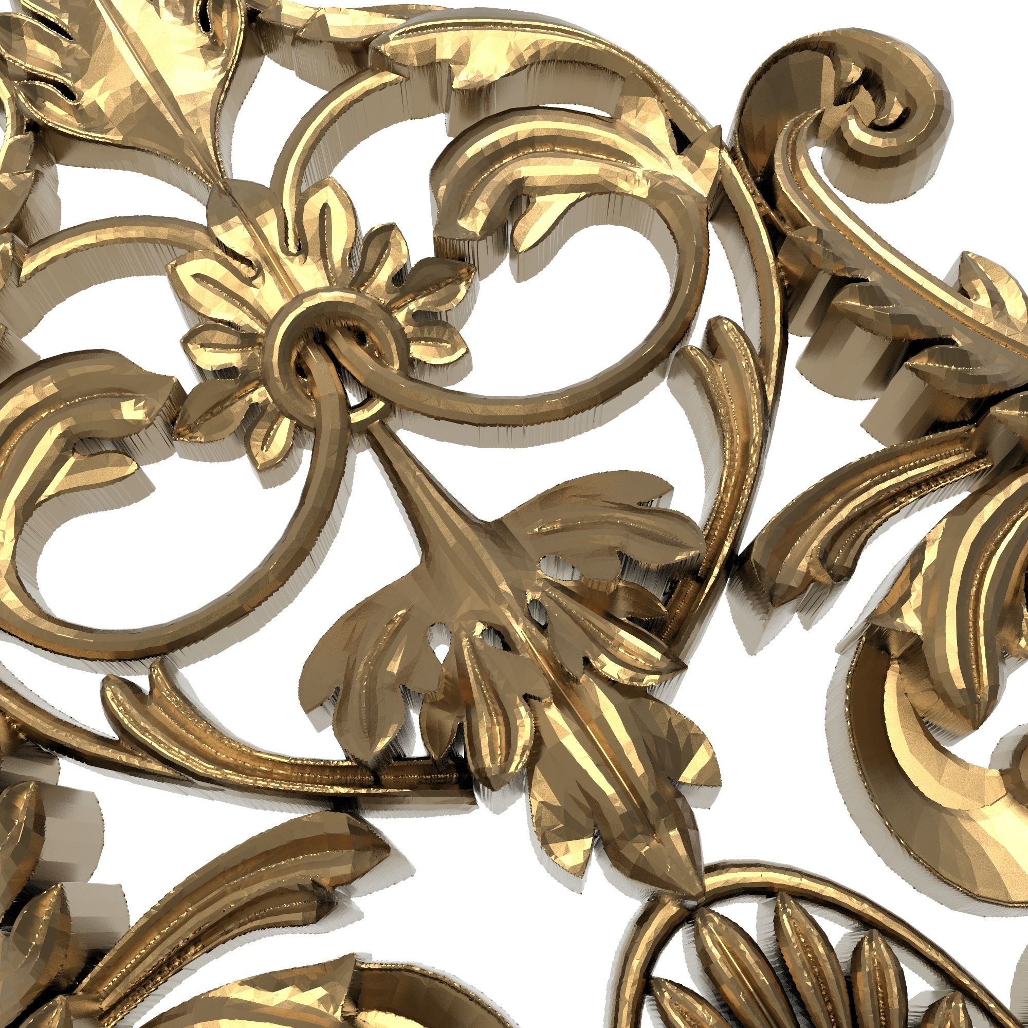 decorative pattern ready for 3D printing 3D model_7