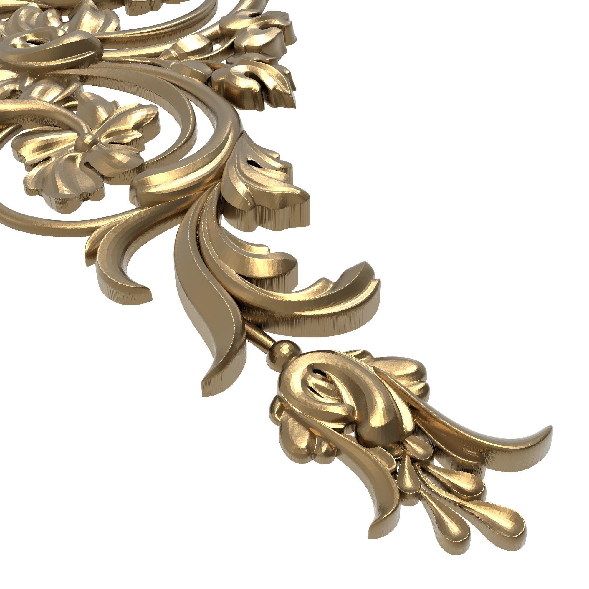decorative pattern ready for 3D printing 3D print model_3