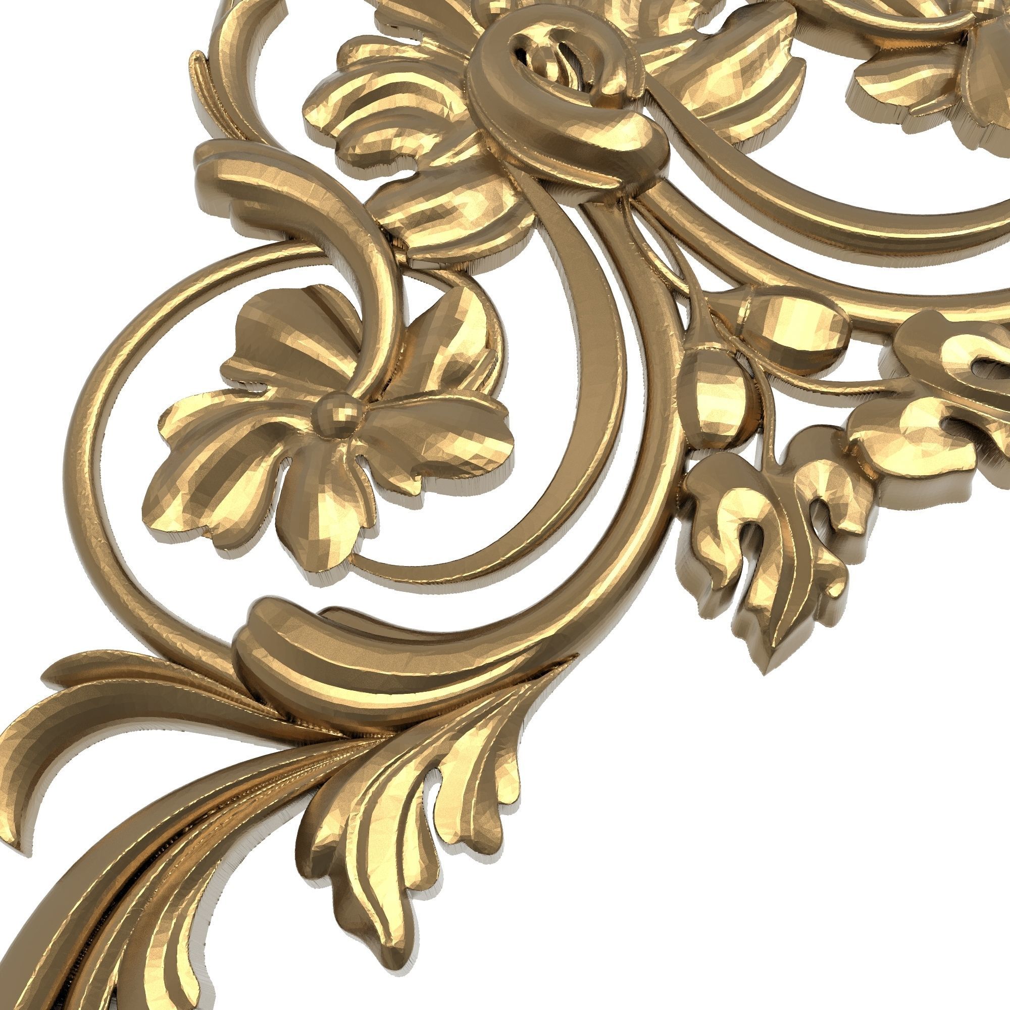 decorative pattern ready for 3D printing 3D print model_4