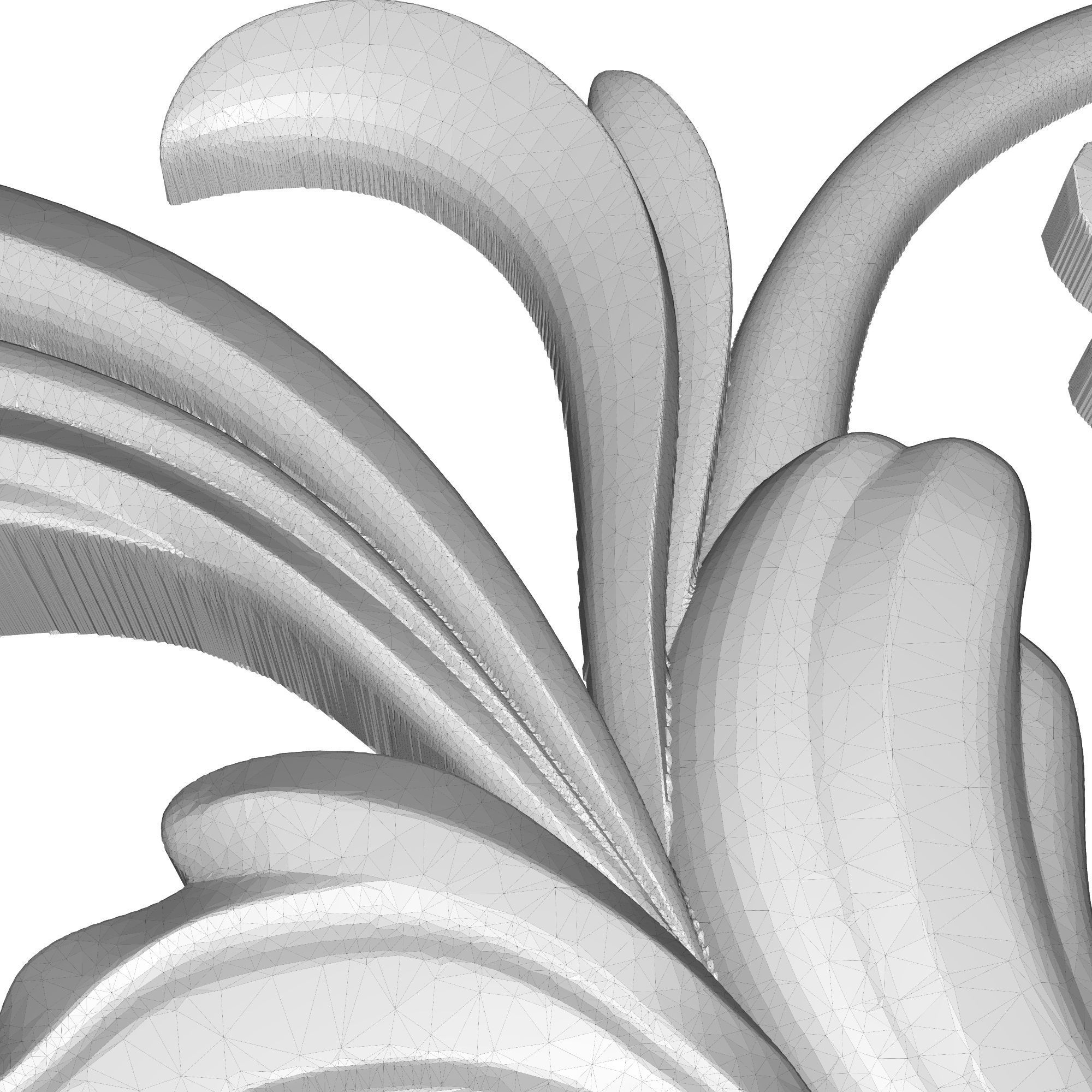 decorative pattern ready for 3D printing 3D print model_8