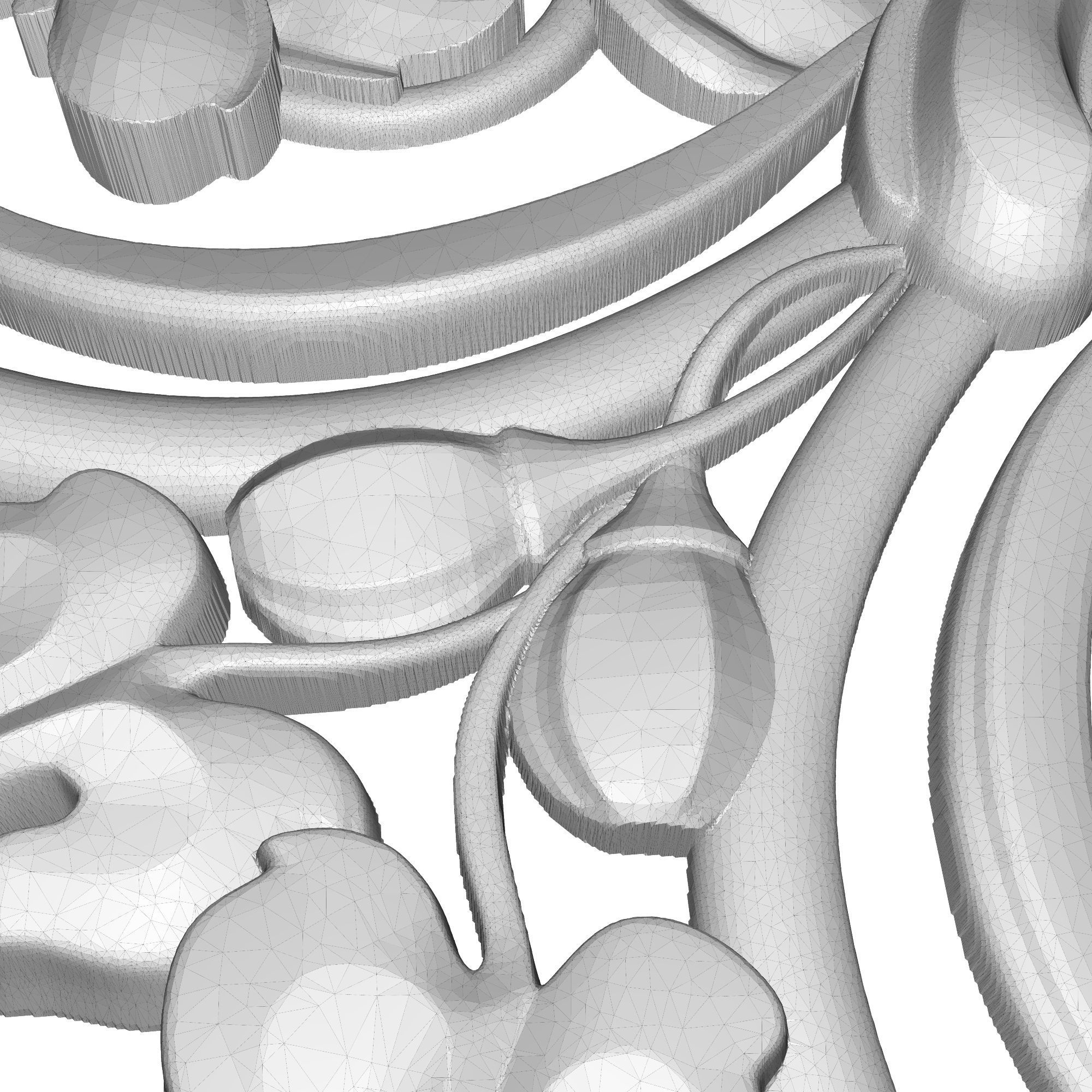 decorative pattern ready for 3D printing 3D print model_7