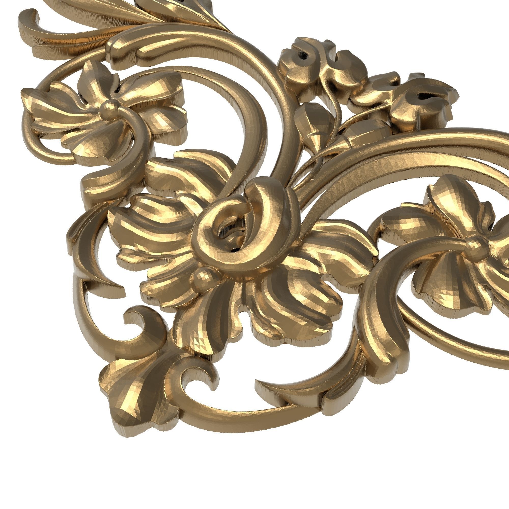 decorative pattern ready for 3D printing 3D print model_2