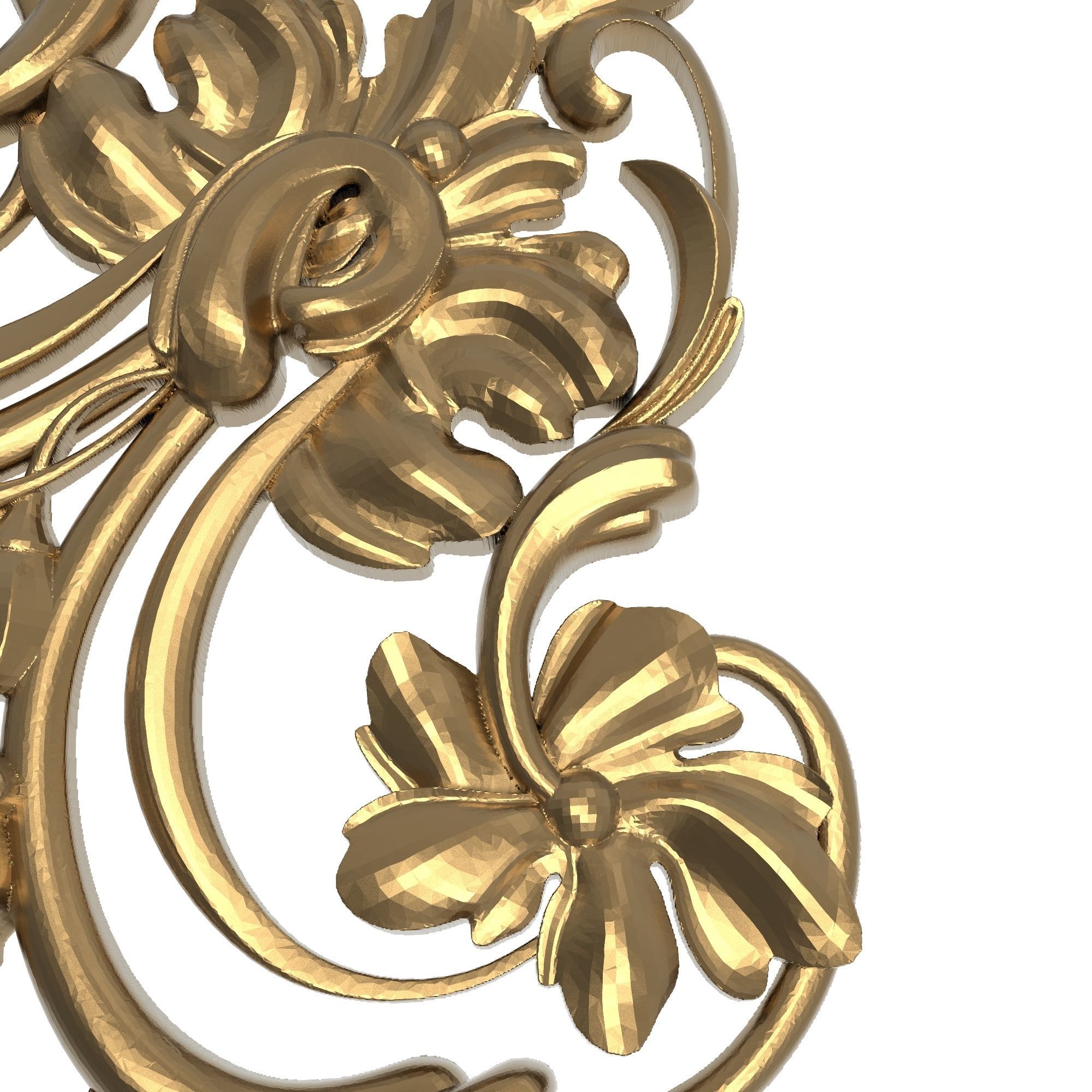 decorative pattern ready for 3D printing 3D print model_5