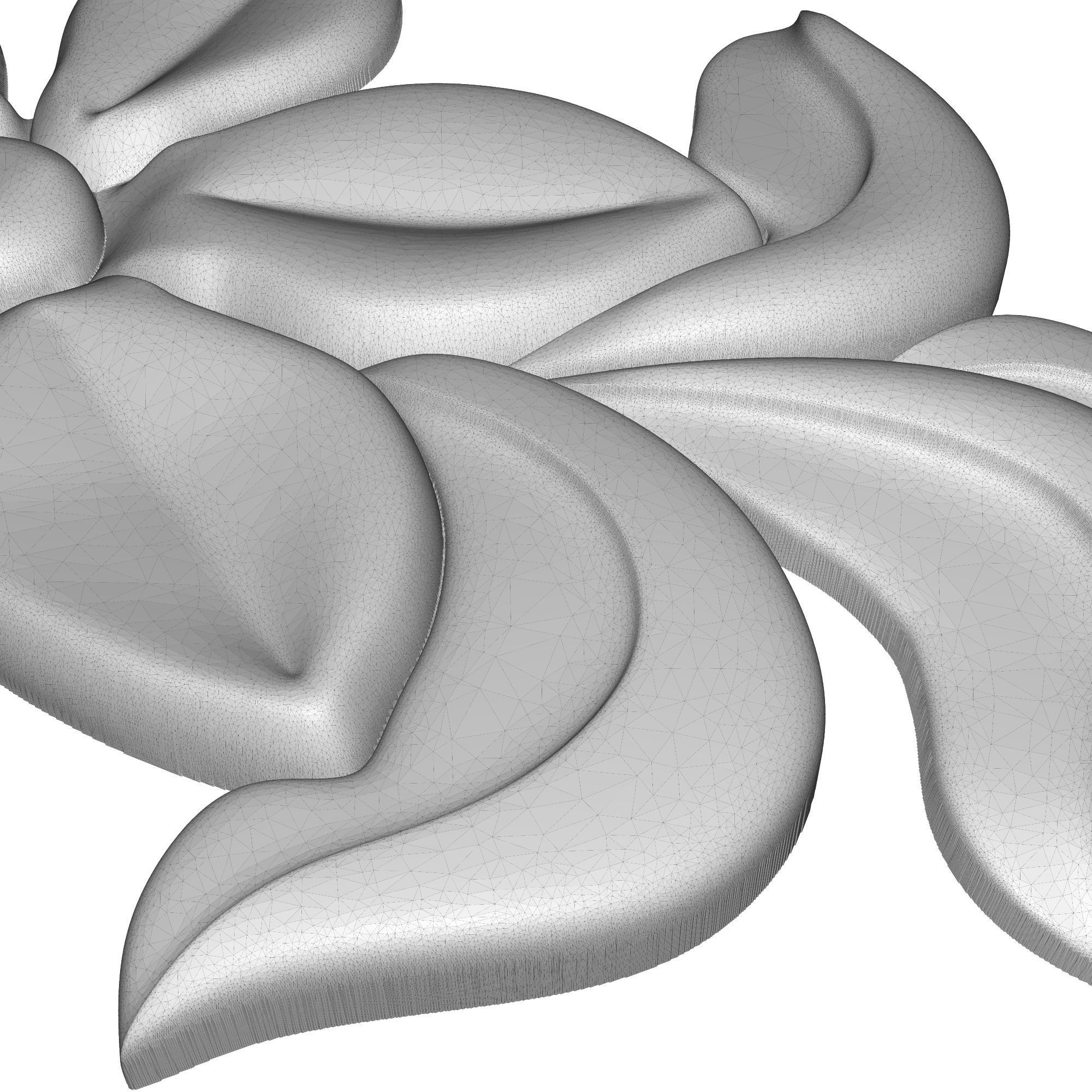 decorative pattern ready for 3D printing 3D model_8