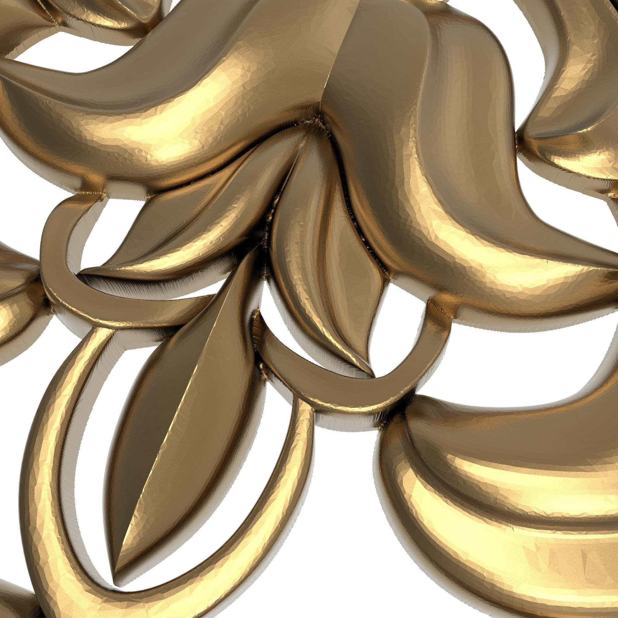 decorative pattern ready for 3D printing 3D model_6